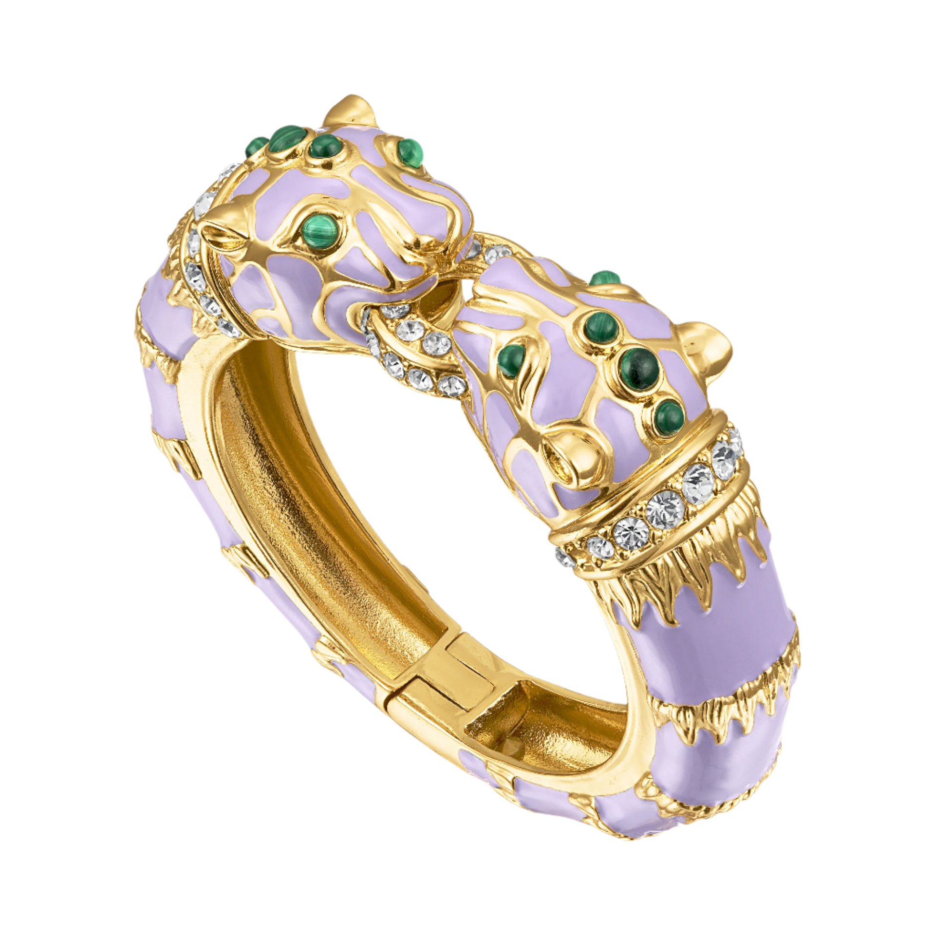 Lavender Double Panther Bracelet