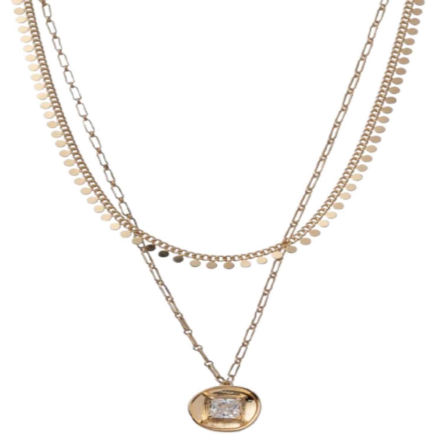 Layered Multi Charm Necklace