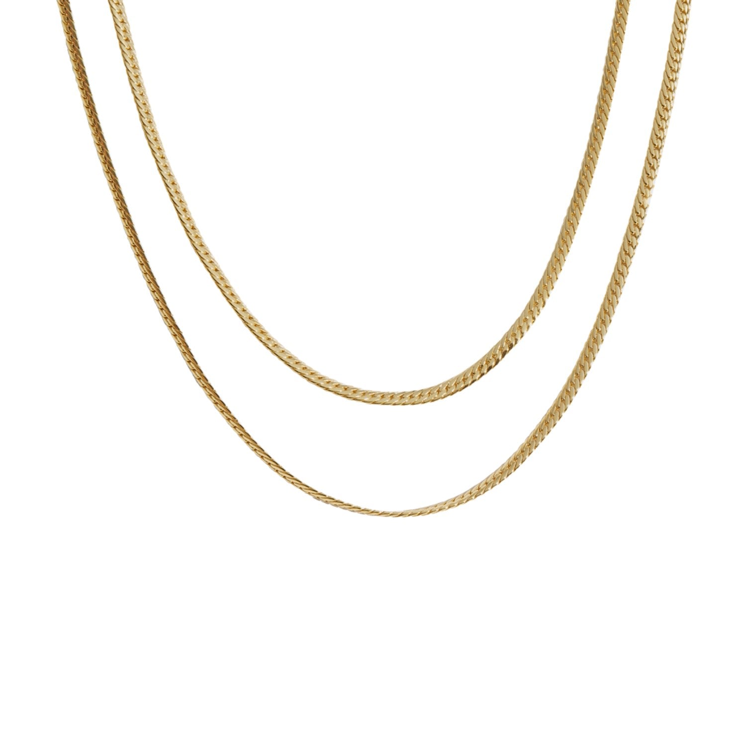 Layered Necklace Gold