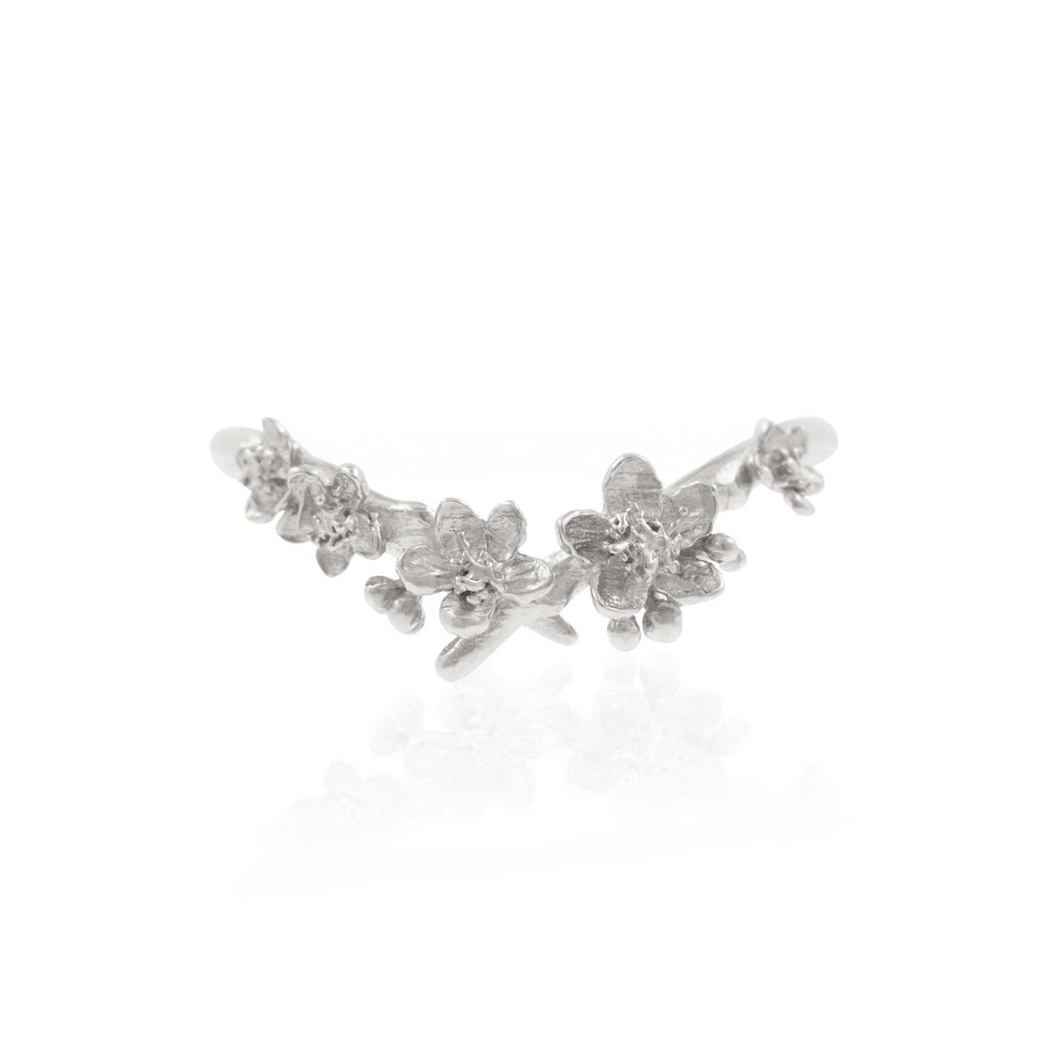 Cherry Blossom Ring – Silver