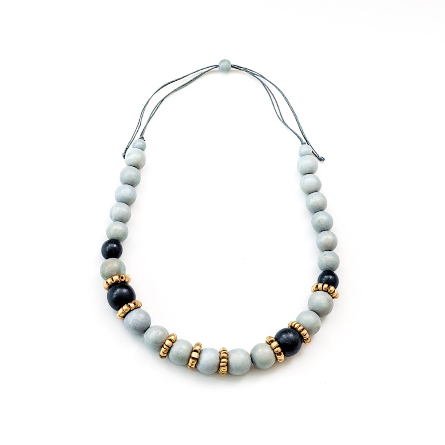 Pompa Statement Necklace, Grey