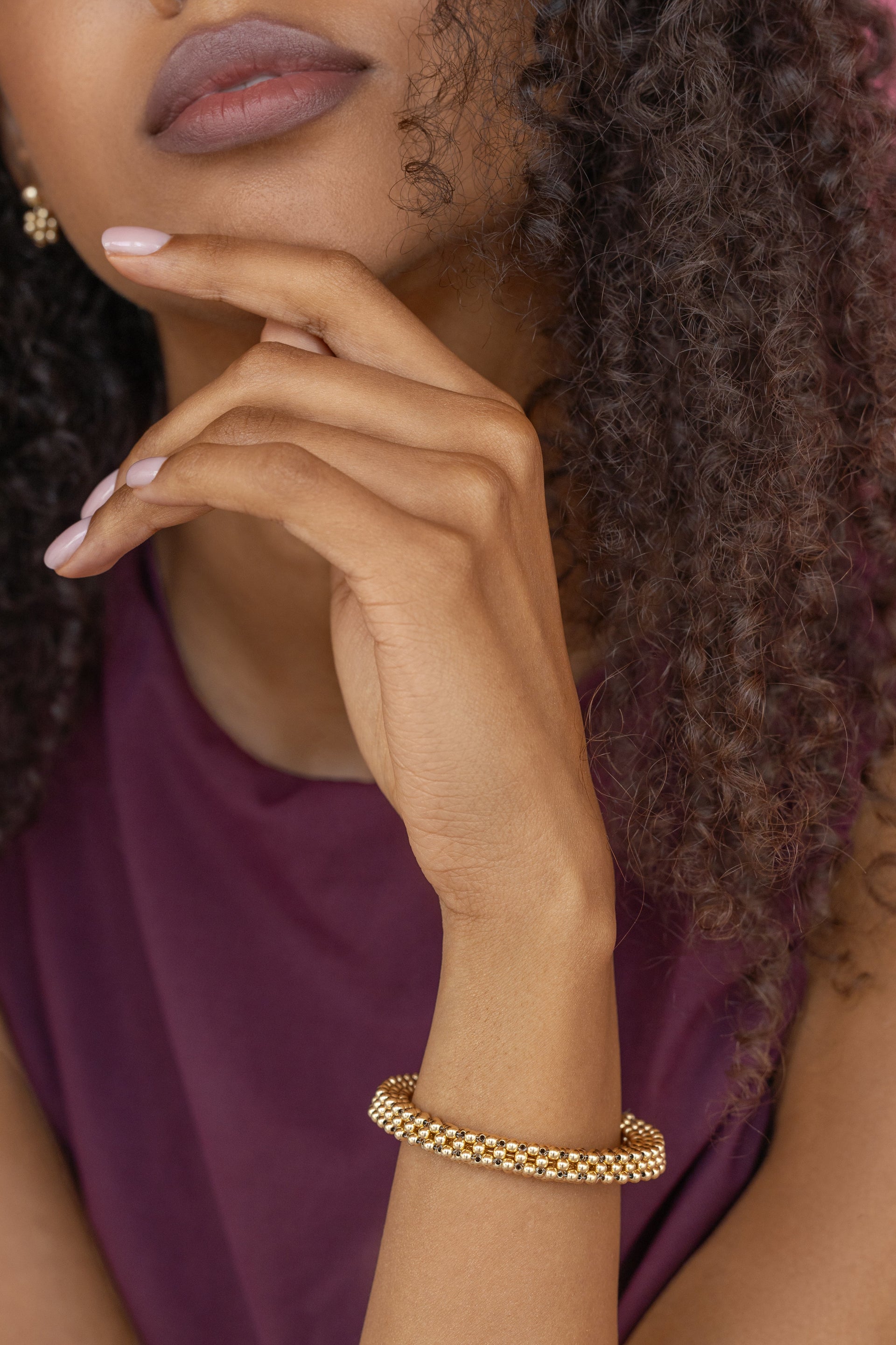 Gold-Filled Beaded Bracelet Le Collier