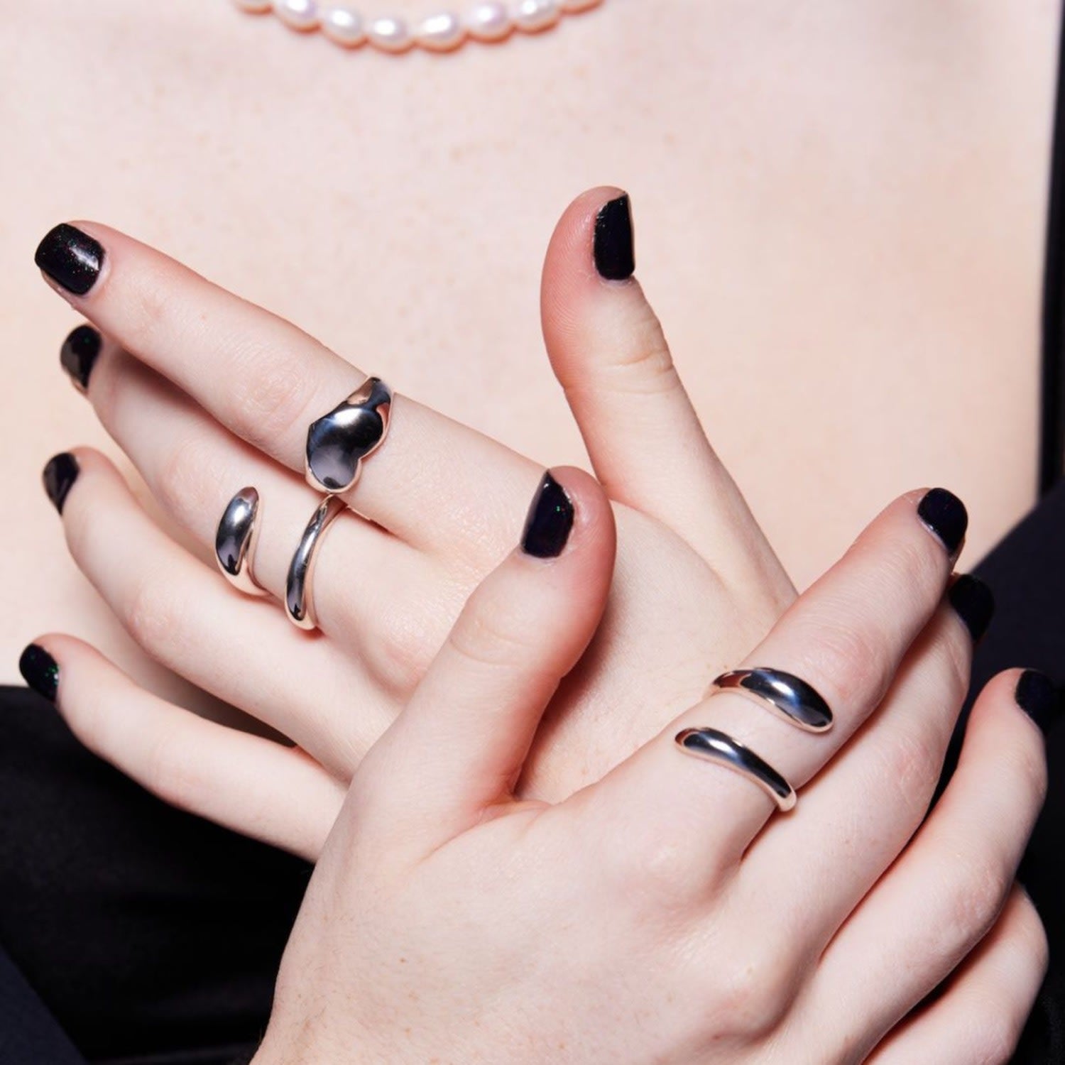 Leclat Arl Two Silver Ring