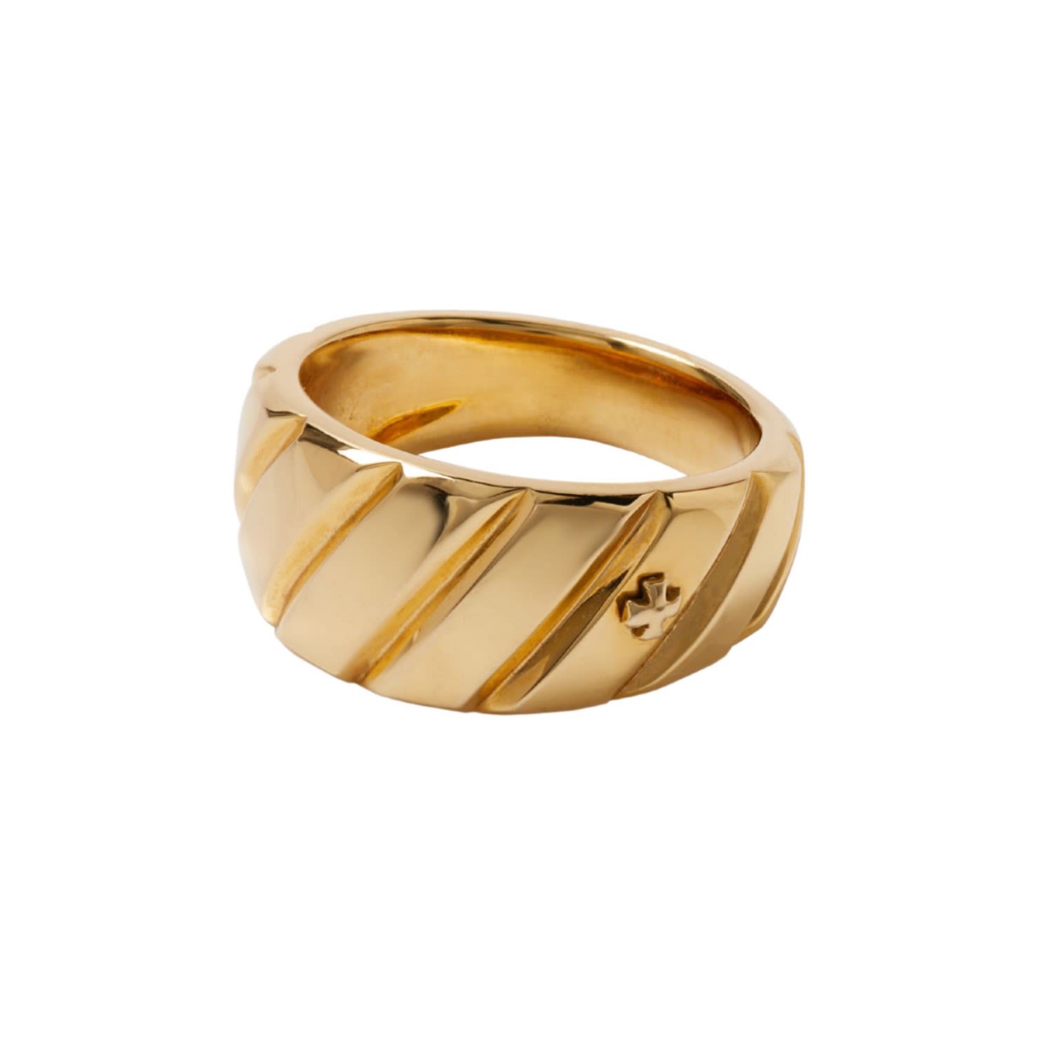Leclat Lumiere One Gold Ring