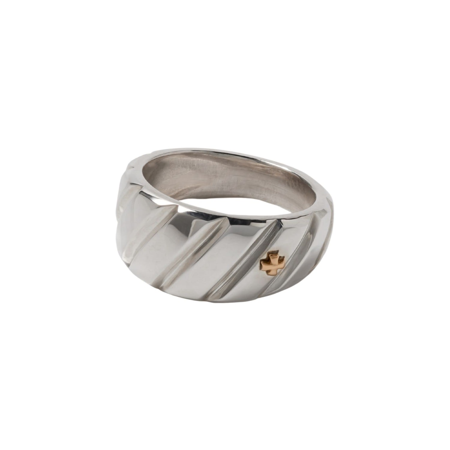 Leclat Lumiere One Silver Ring