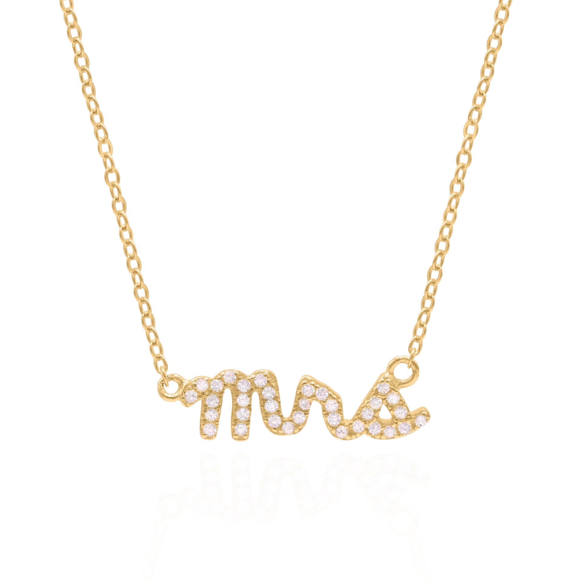 Leia Mrs Necklace | Gold Plated