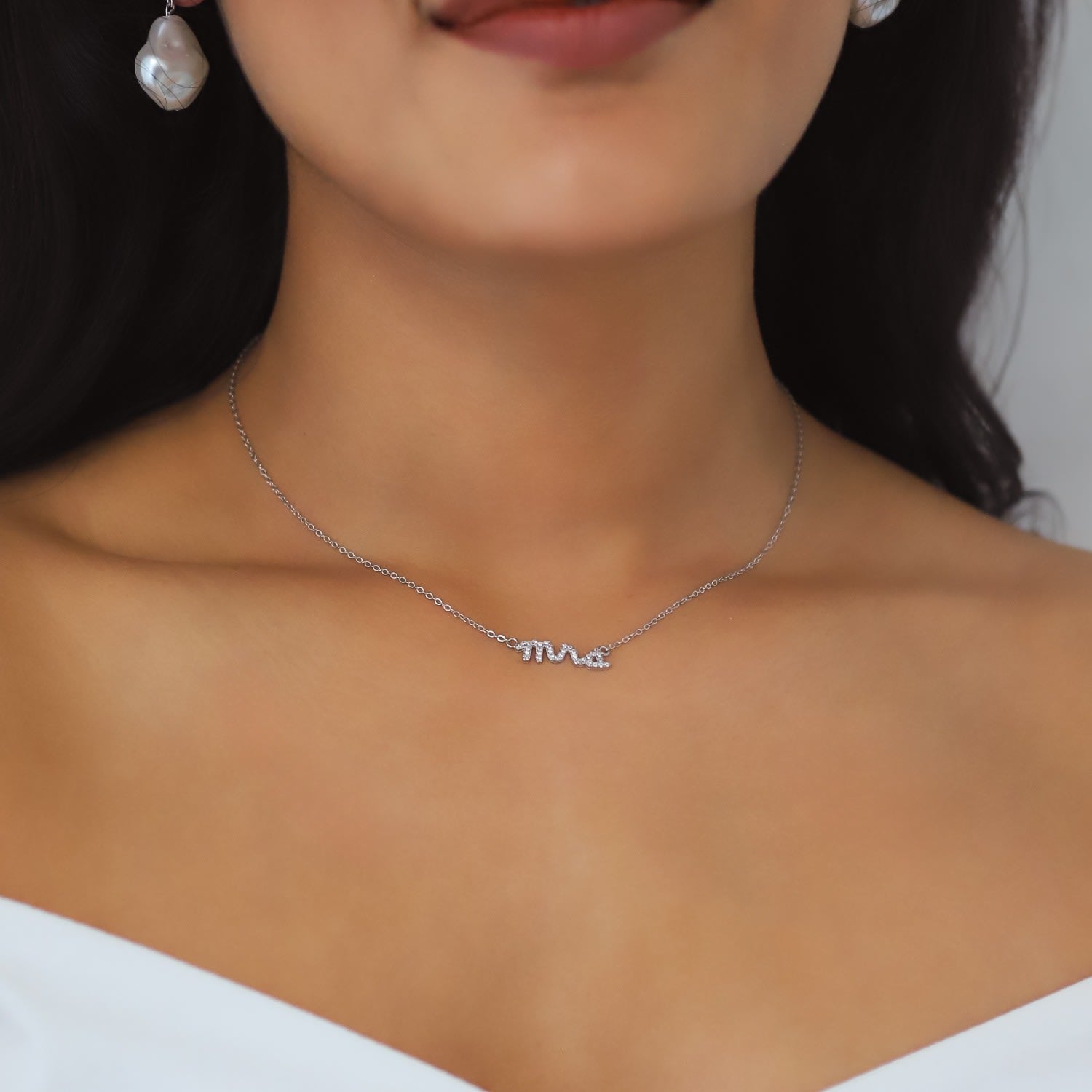 Leia Mrs Necklace | Sterling Silver