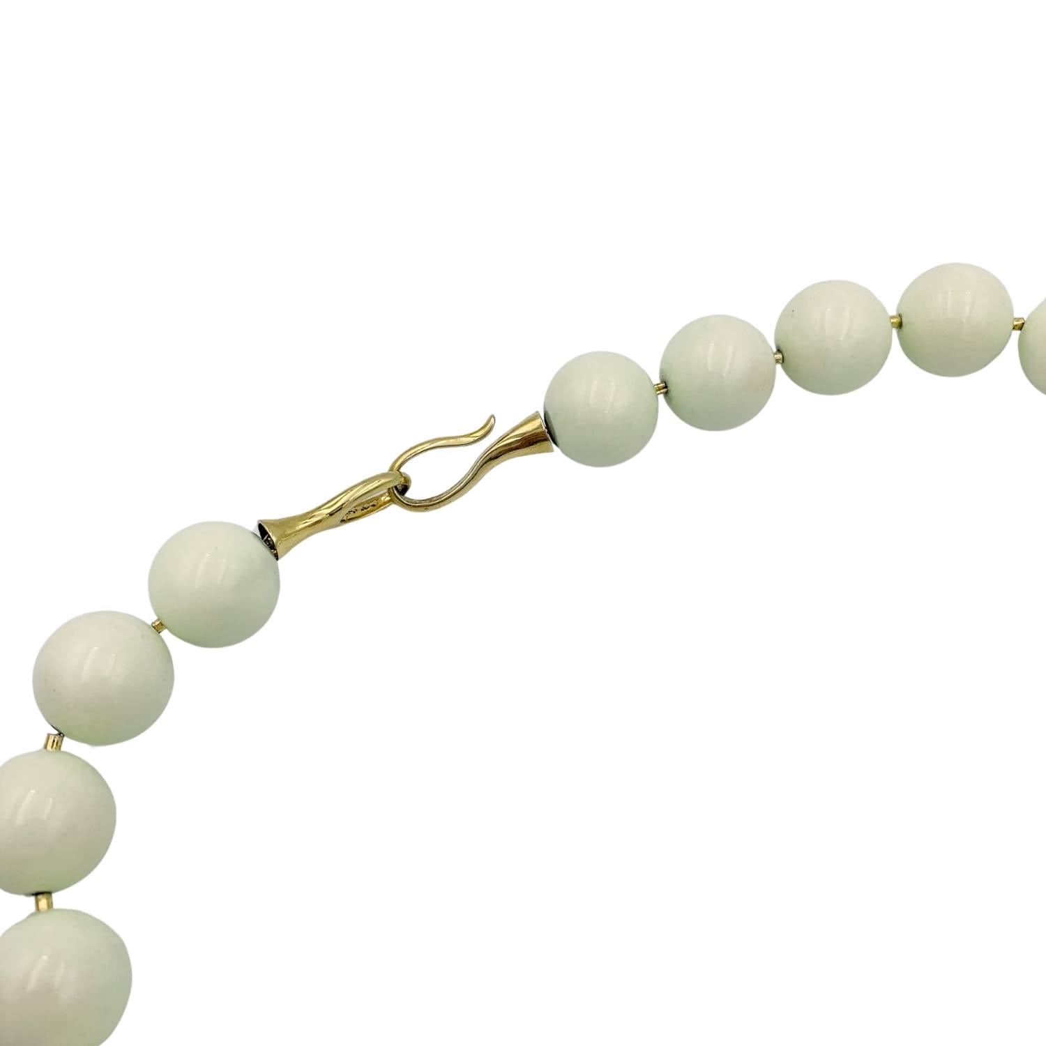 Lemon Chrysoprase Statement Necklace