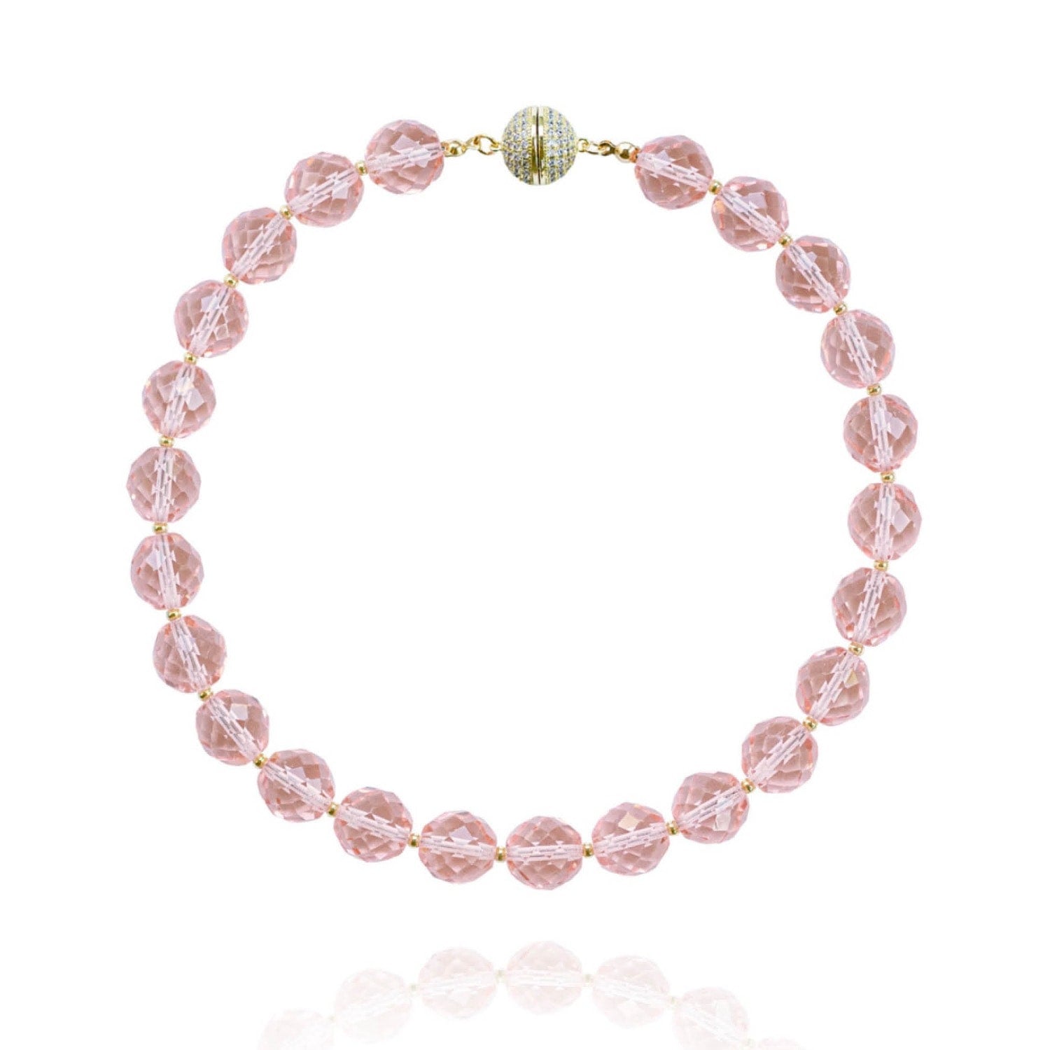 Leni Grande Necklace In Blush
