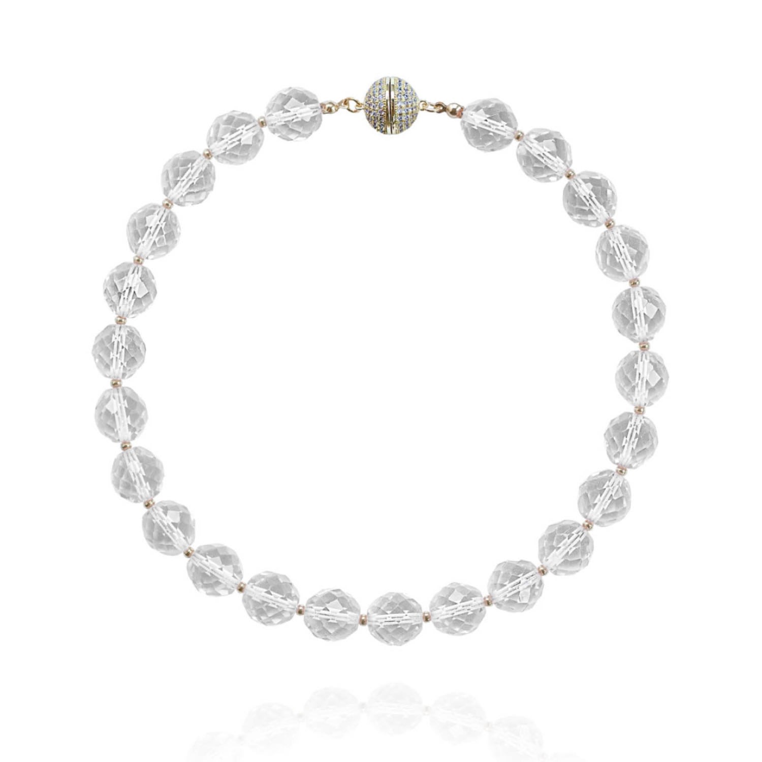 Leni Grande Necklace In Crystal