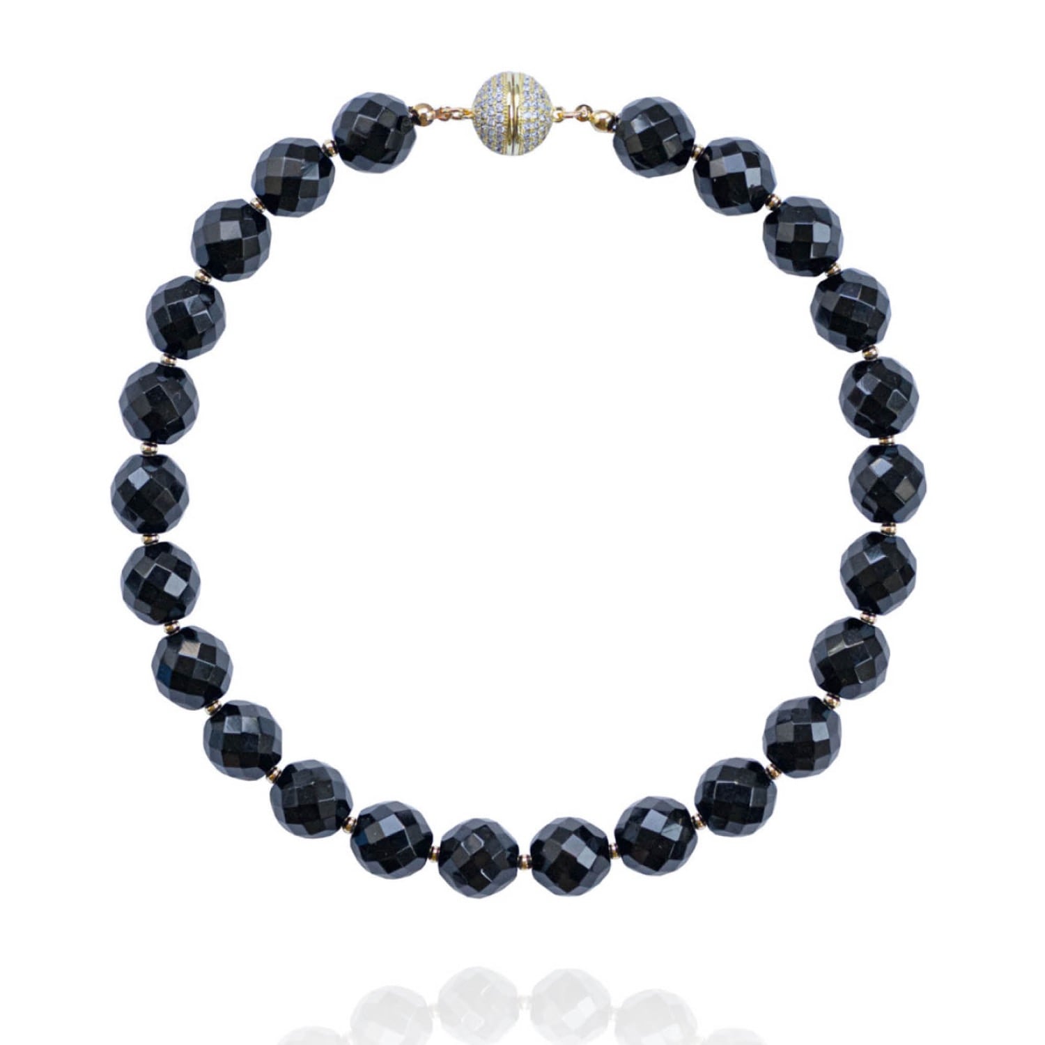 Leni Grande Necklace In Noir