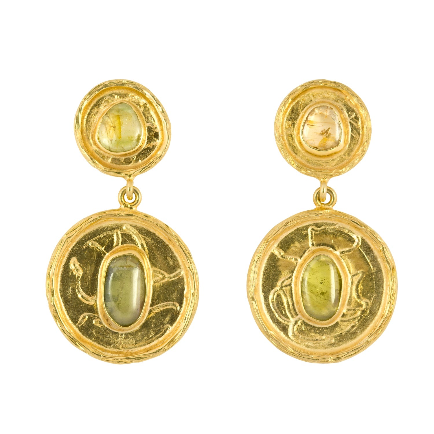 Levantine Tourmaline Earrings