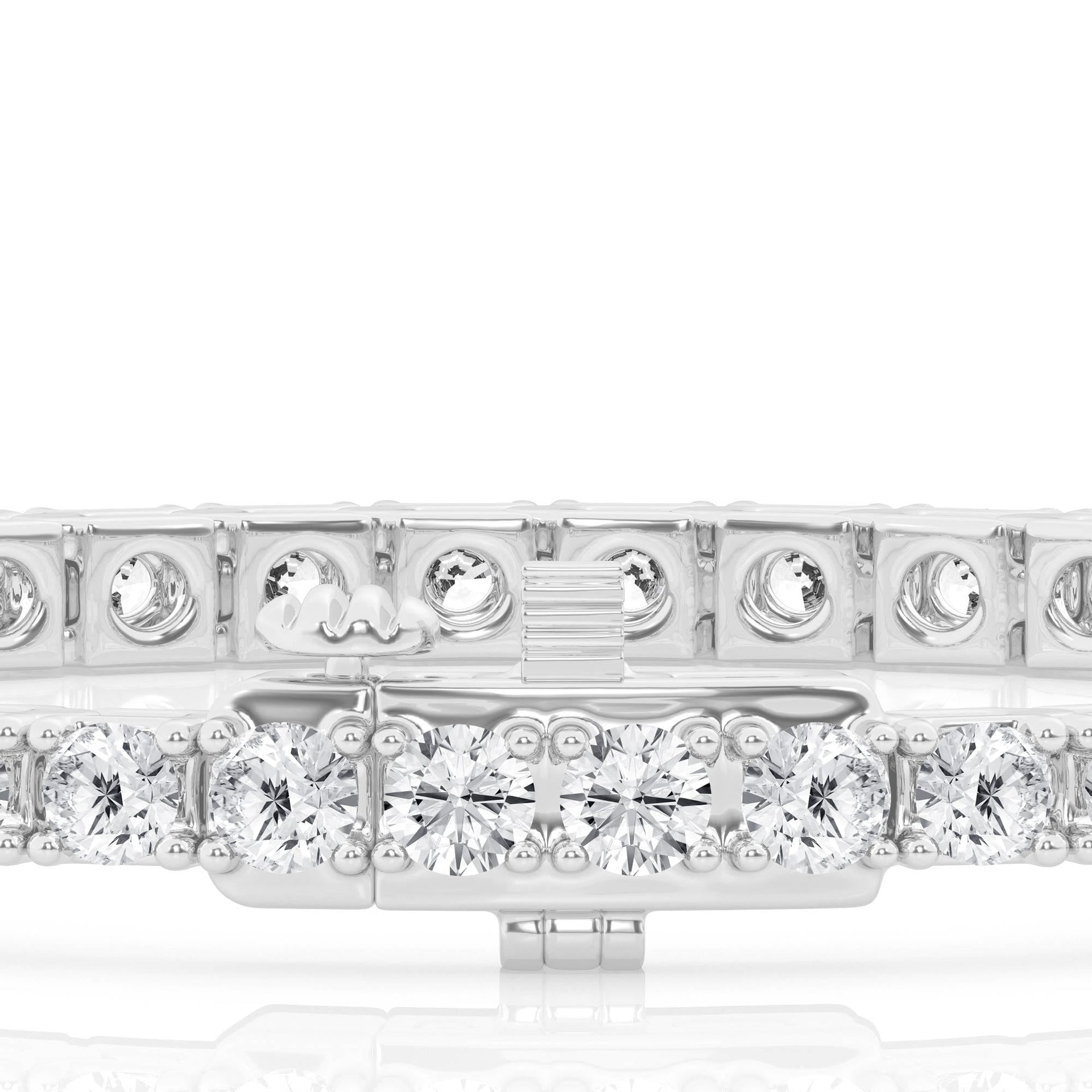 6.00 cttw  Tennis Bracelet with Round Lab Diamond by Mercury Rings