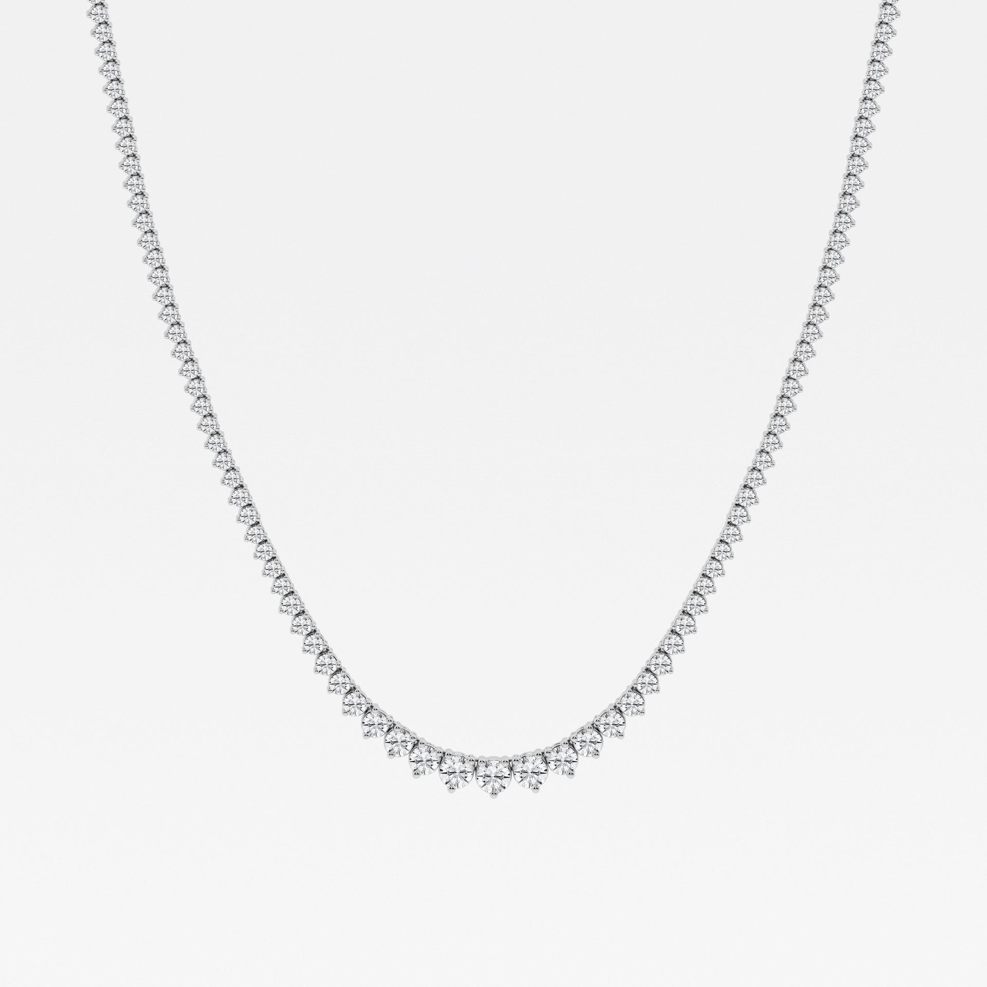 12.00 cttw Rivera Lab Diamond Necklace - Round by Mercury Rings