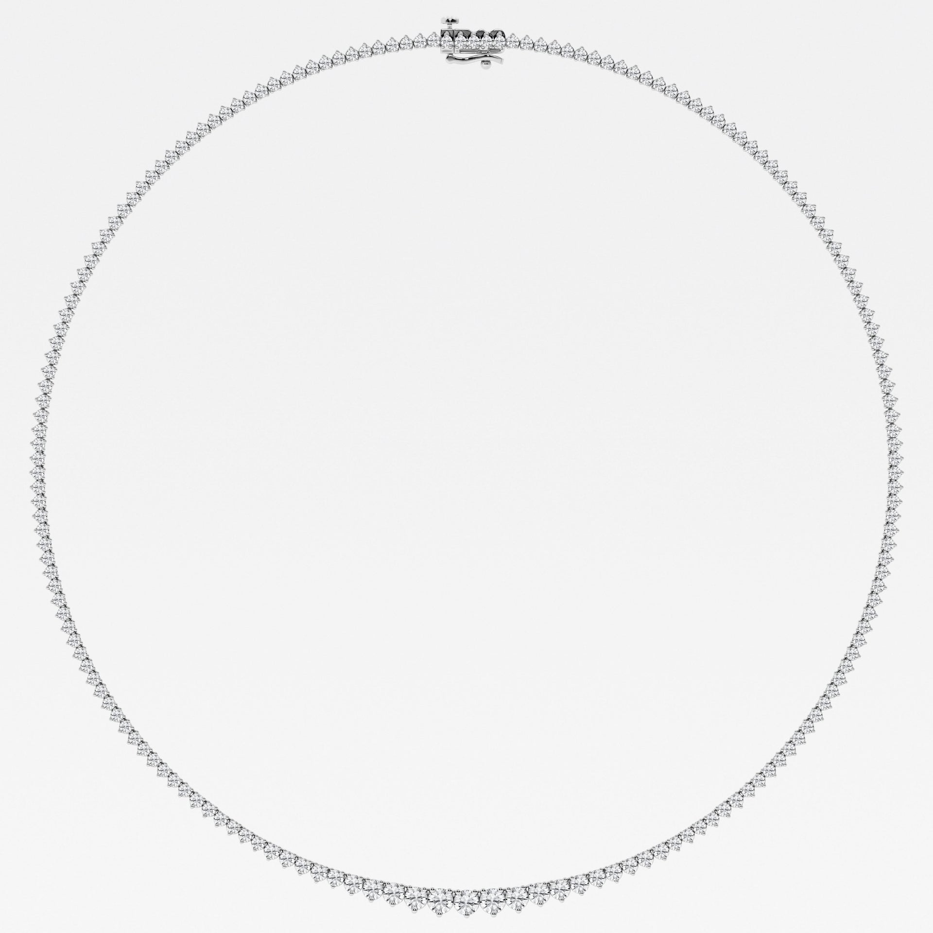 12.00 cttw Rivera Lab Diamond Necklace - Round by Mercury Rings