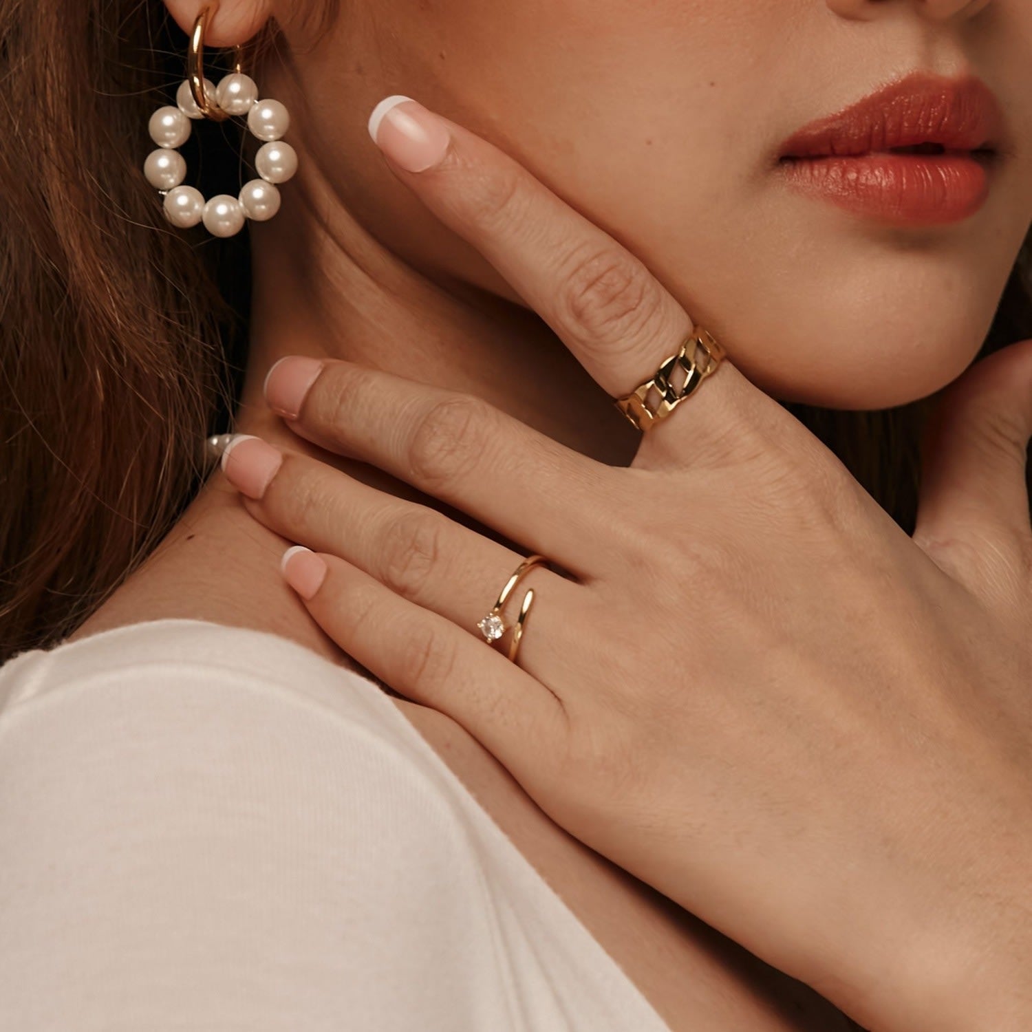 Liana Dainty Zirconia Stone Ring