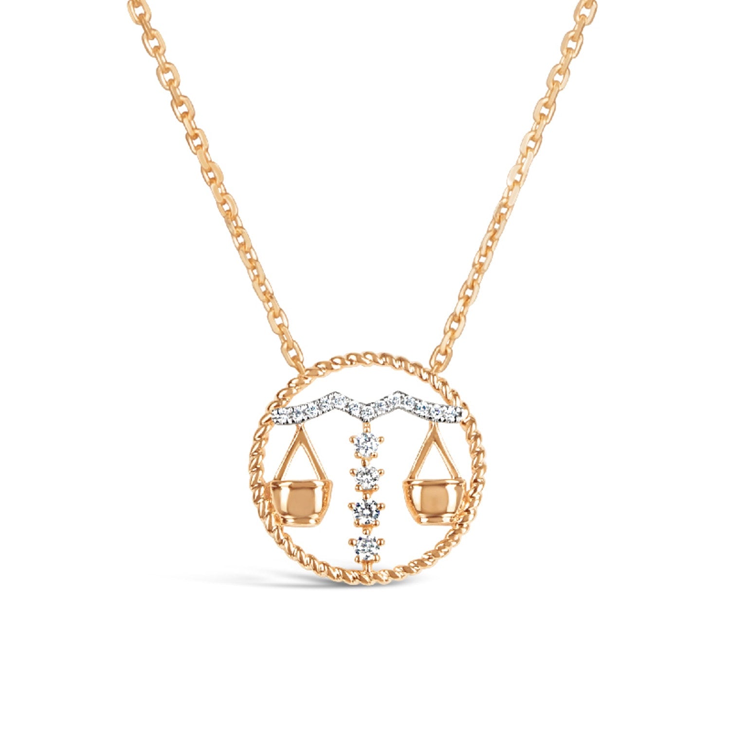 Libra Zodiac Necklace