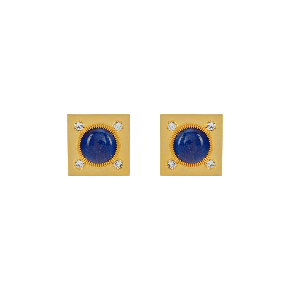 Liana Earrings Large - Blue