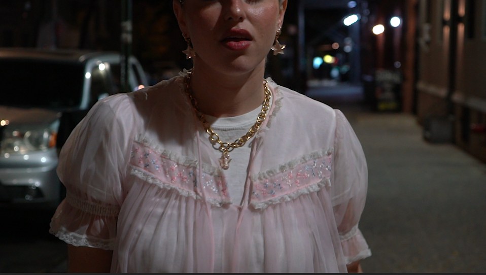 Lille Glass Star Earrings - Baby Blue