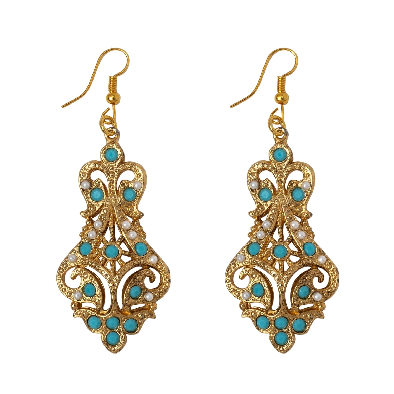 Vintage Lillibeth Earrings Turqoiuse