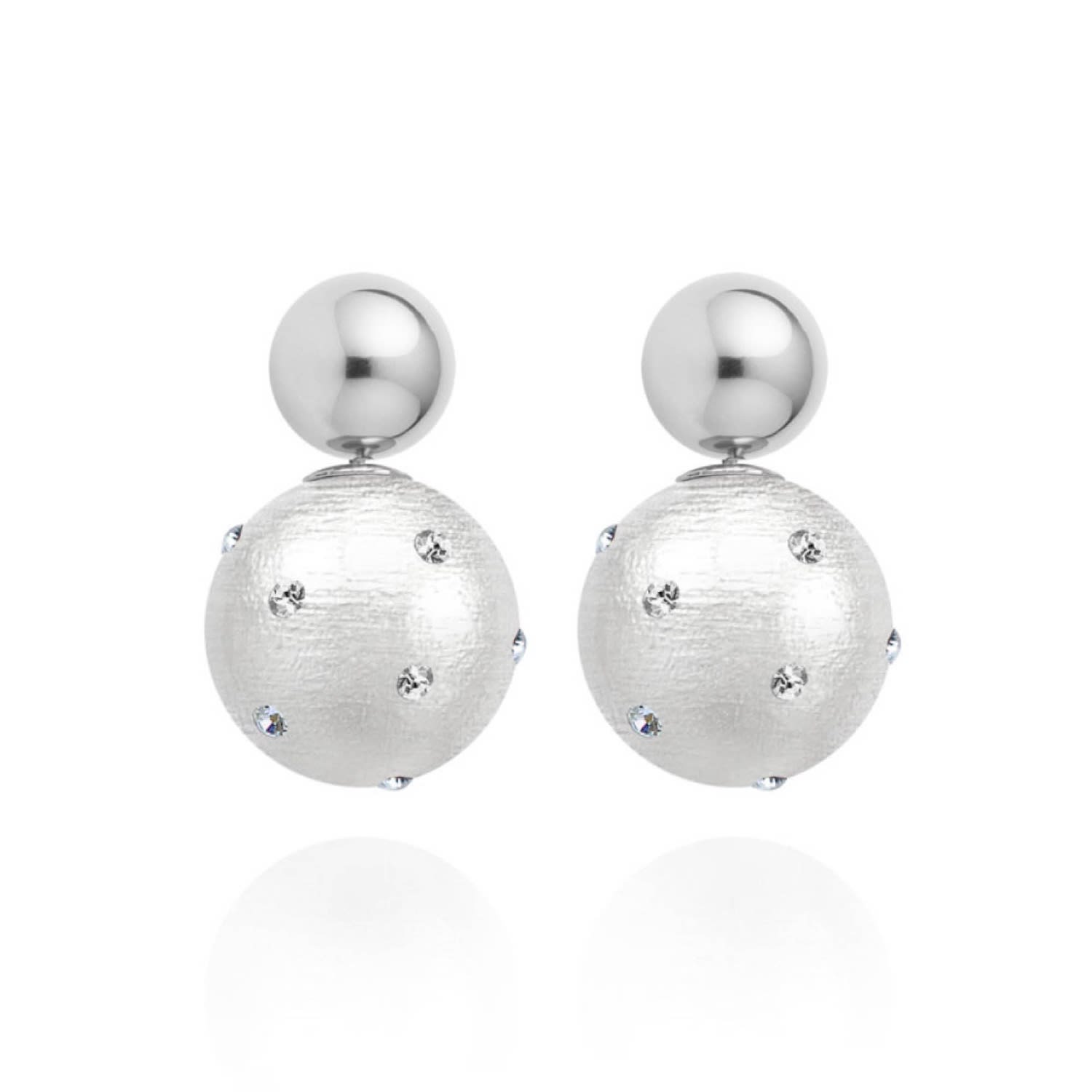 Lilou Earrings In Jet Frost