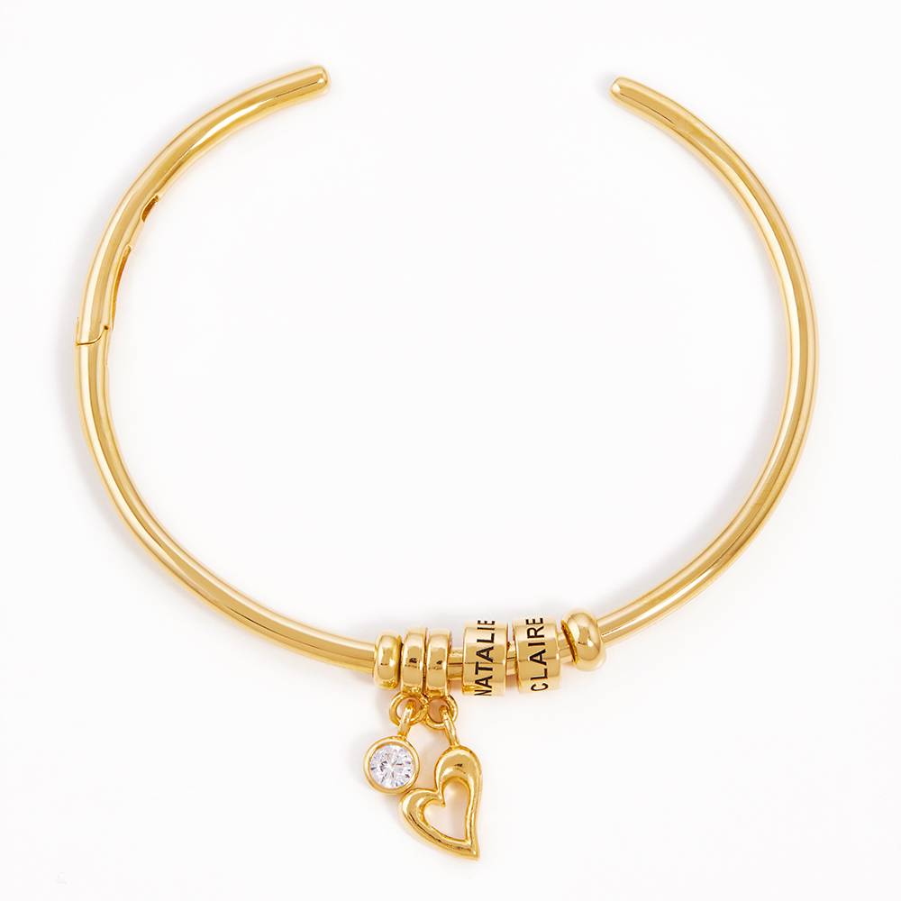 Linda Bangle Bracelet in Gold Vermeil