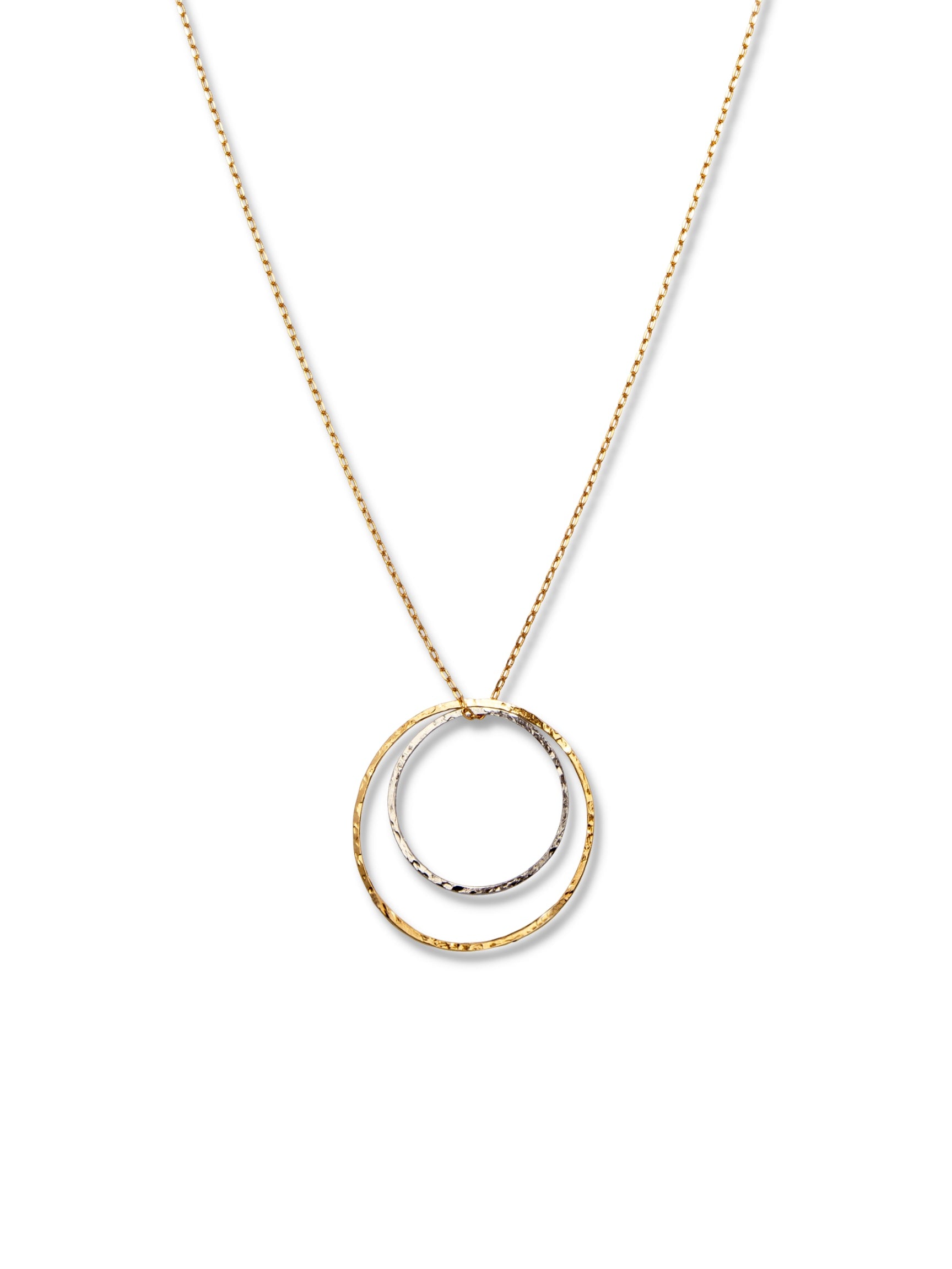 Lindy Circles Pendant Chain Necklace