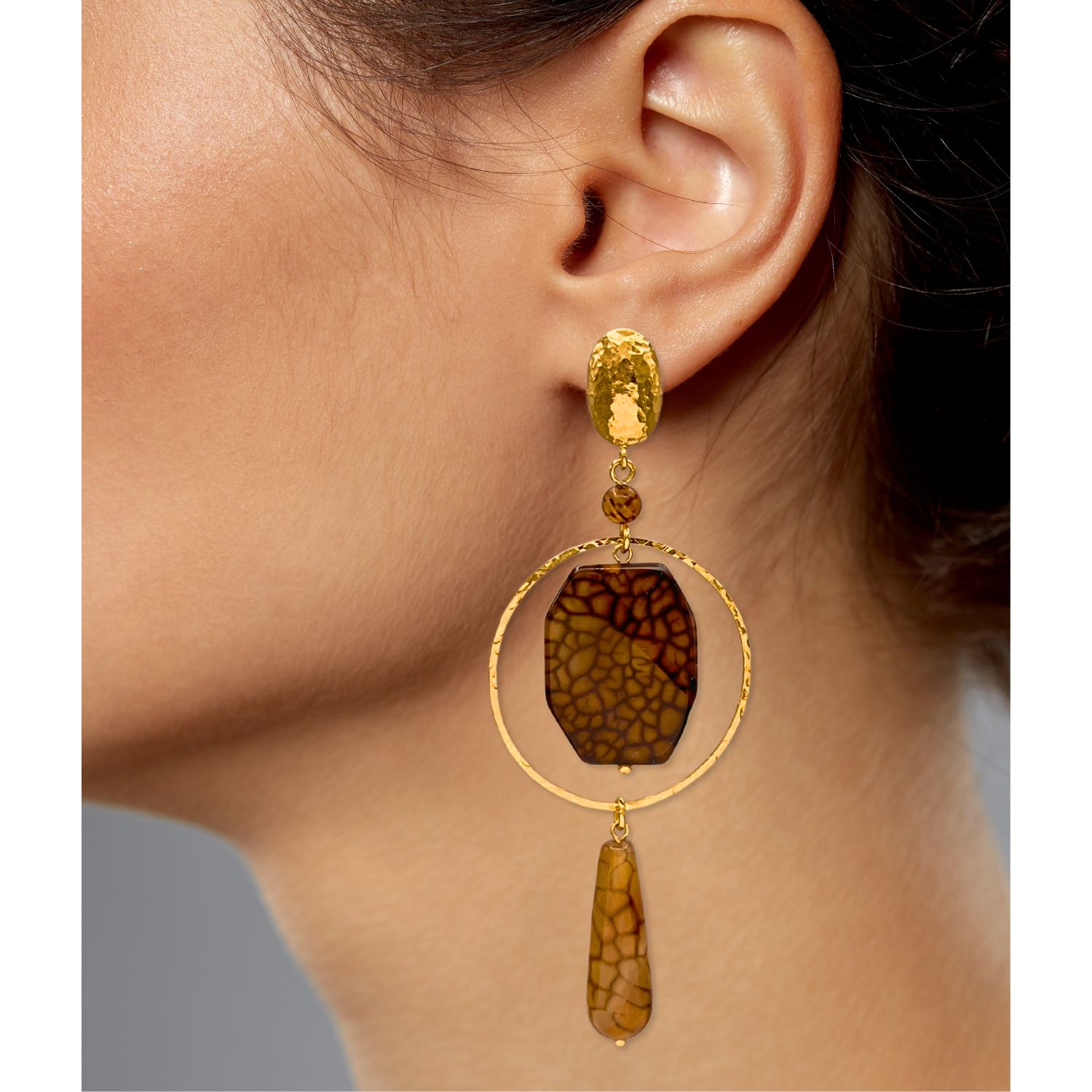 Lindy Creek Agate Earrings