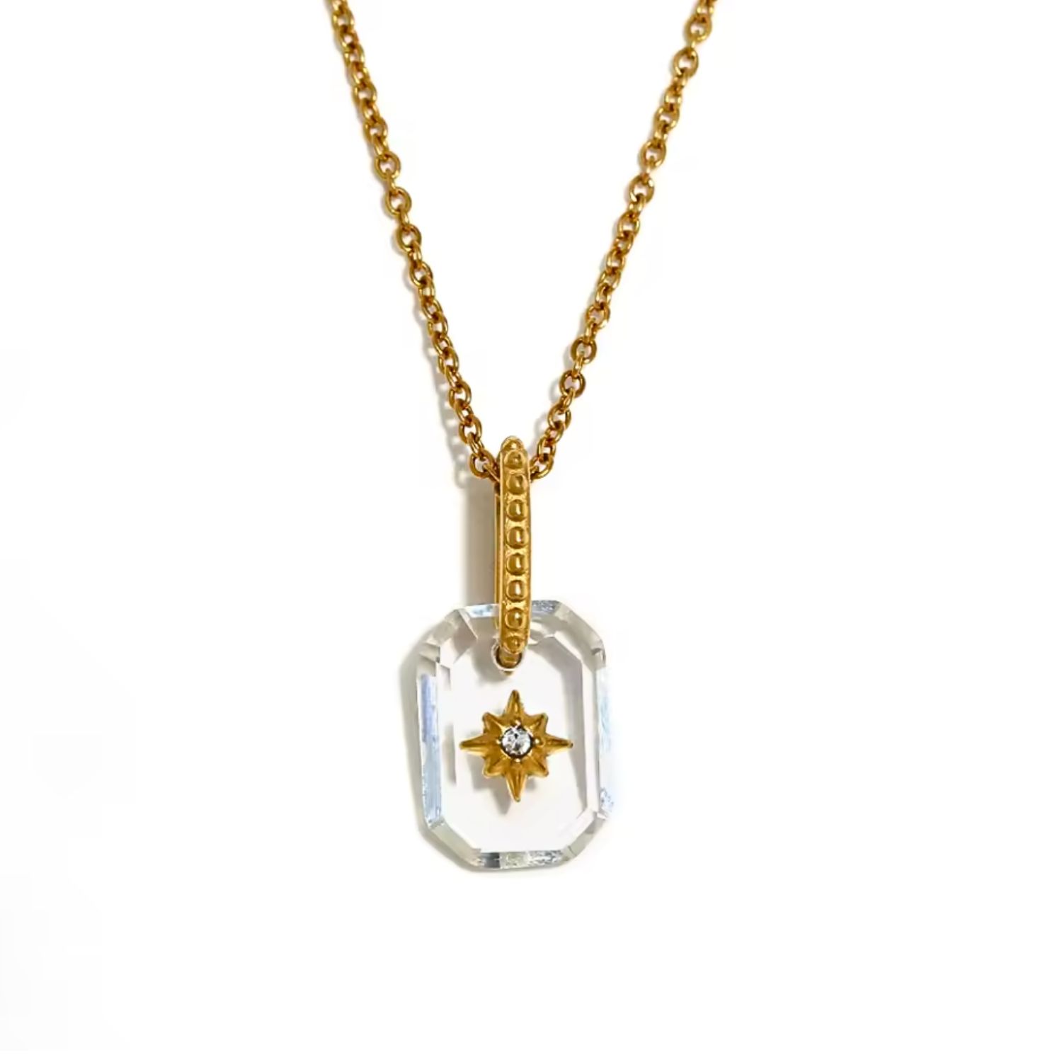 Lindy Gold Star Pendant Necklace