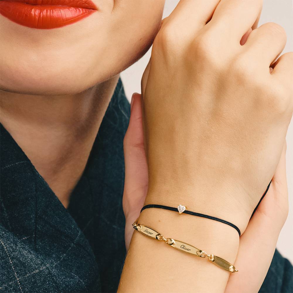 Link to My Heart Name Bracelet in Gold Plating