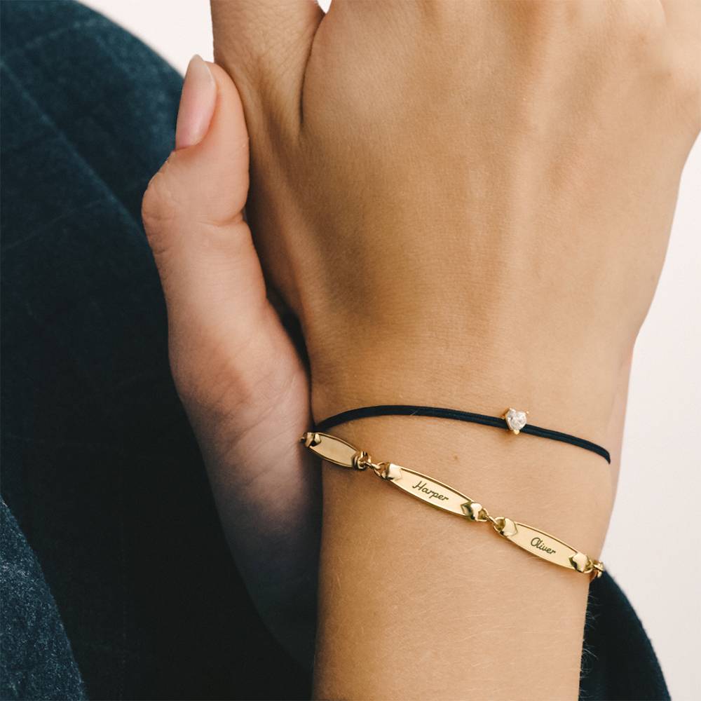 Link to My Heart Name Bracelet in Gold Vermeil
