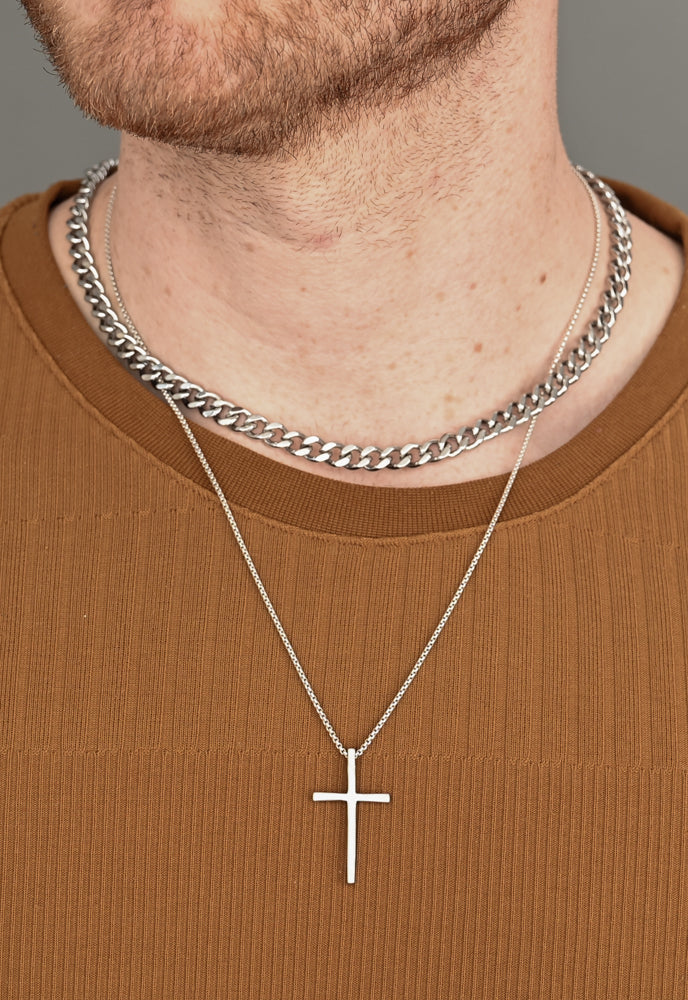 Linked Curb Chain In Stainless Steel