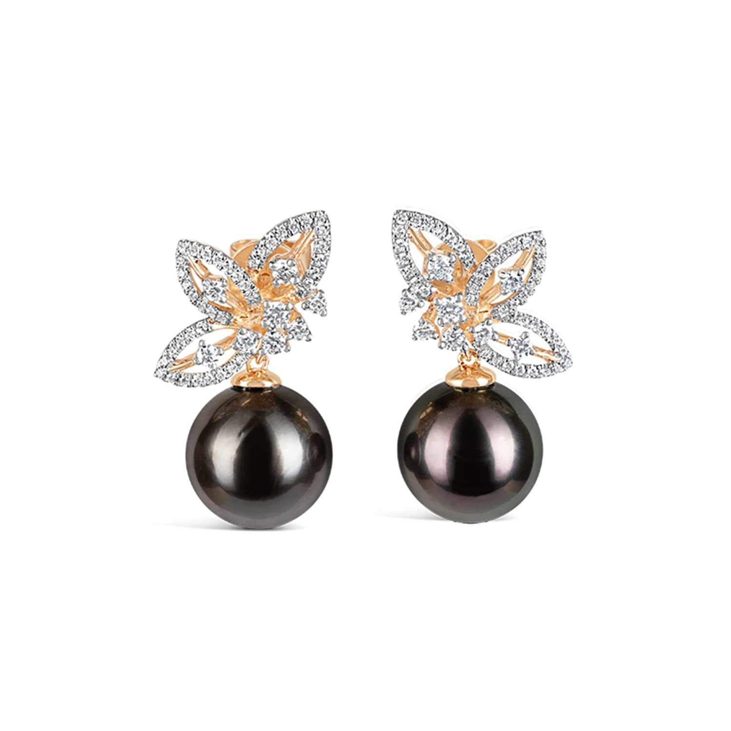 Lisa Pearl And Diamond Earrings