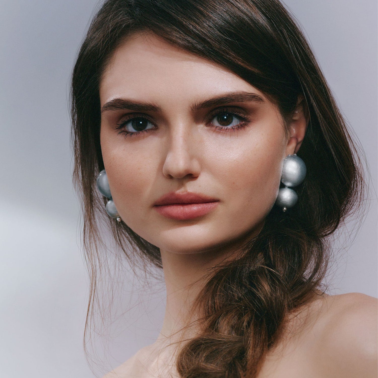 Livia Earrings In Cloudy Sky