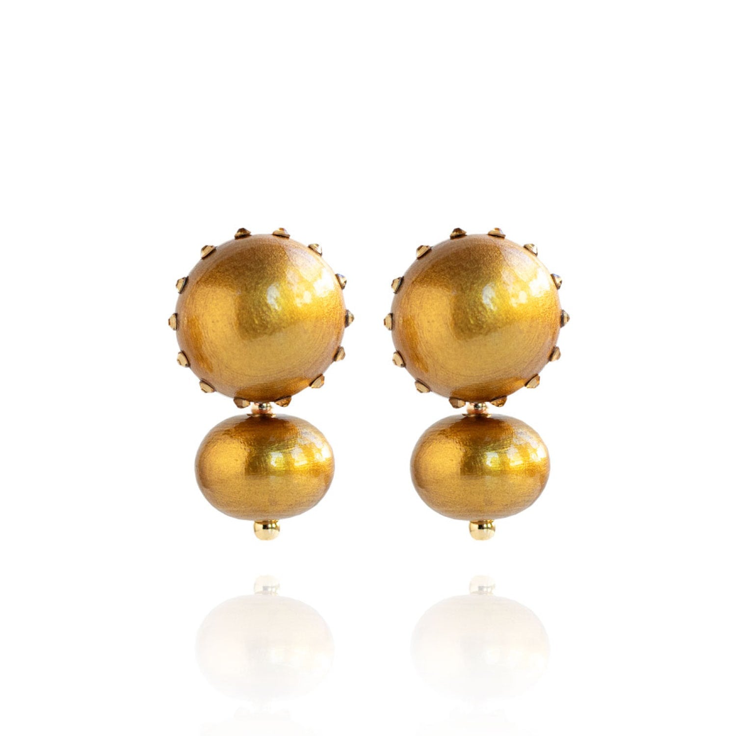 Livia Earrings In Golden Saffron