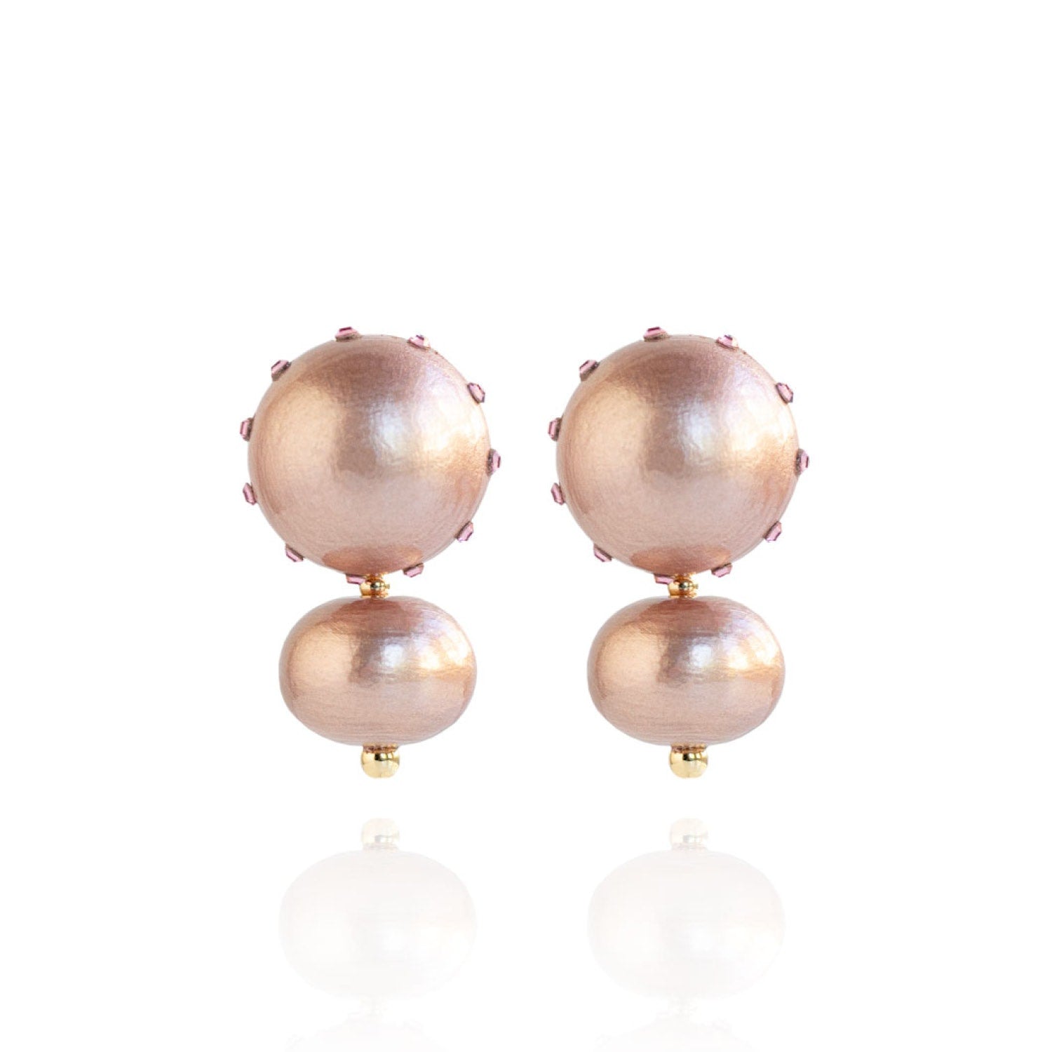 Livia Earrings In Noble Blush
