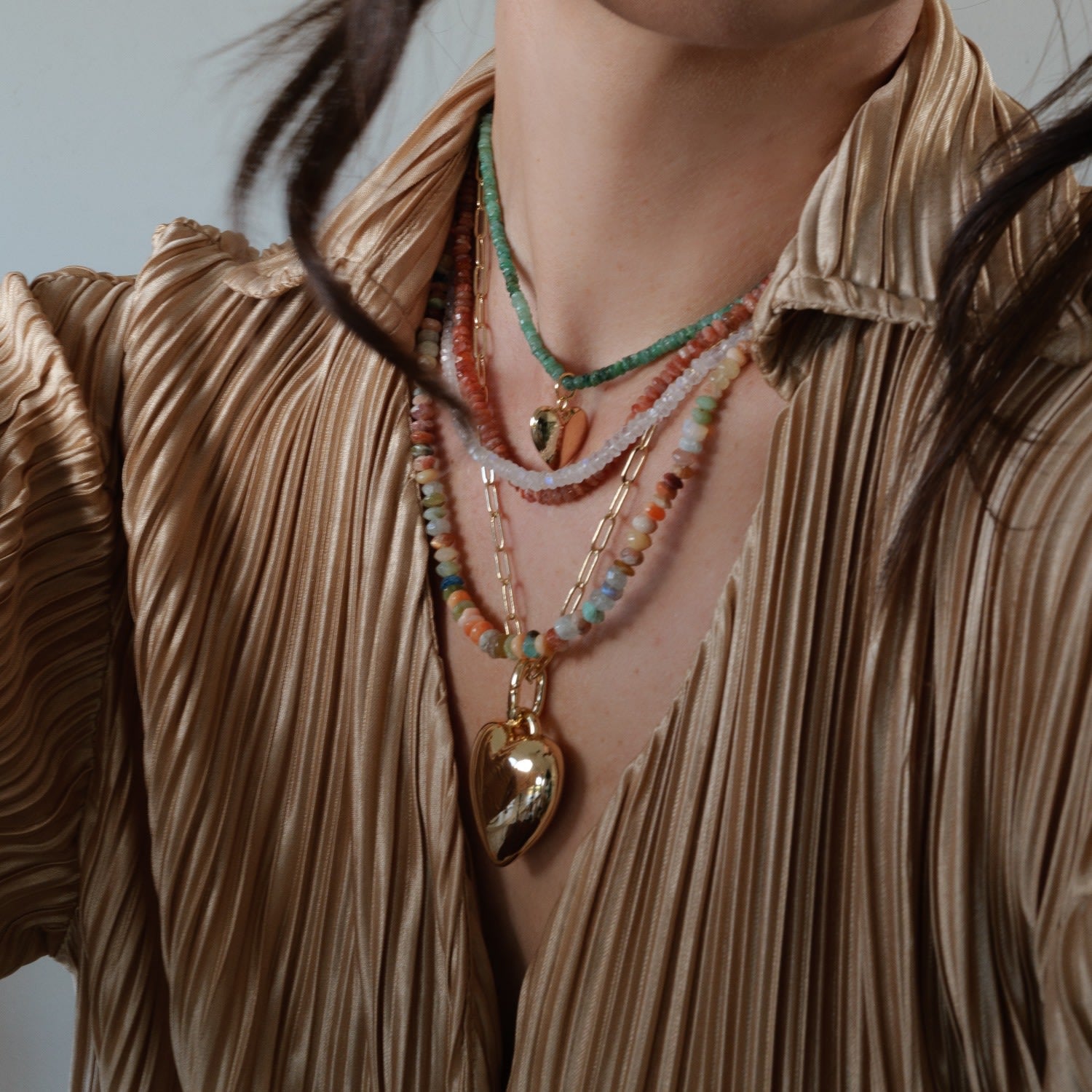 Lizbeth Heart Necklace
