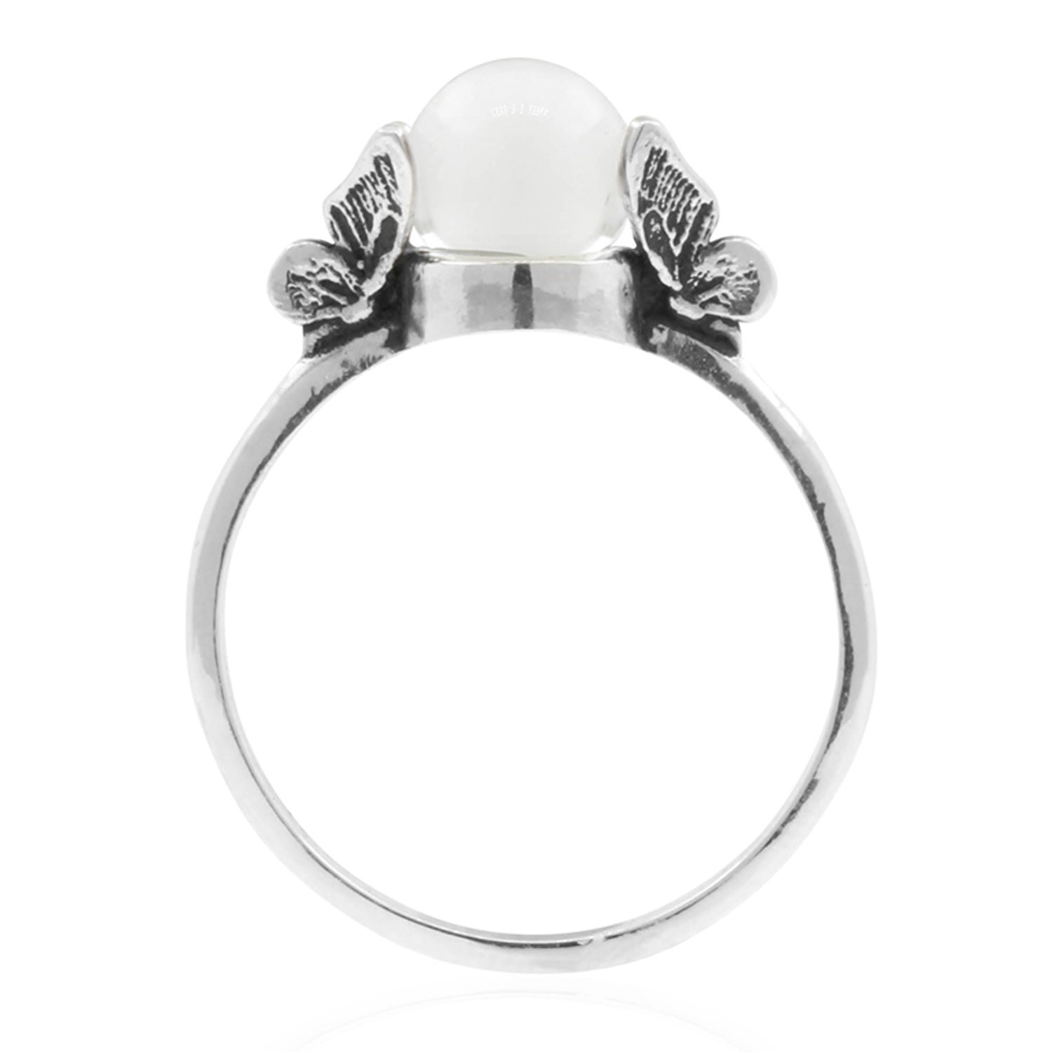 Butterfly Quartz Ring - Silver