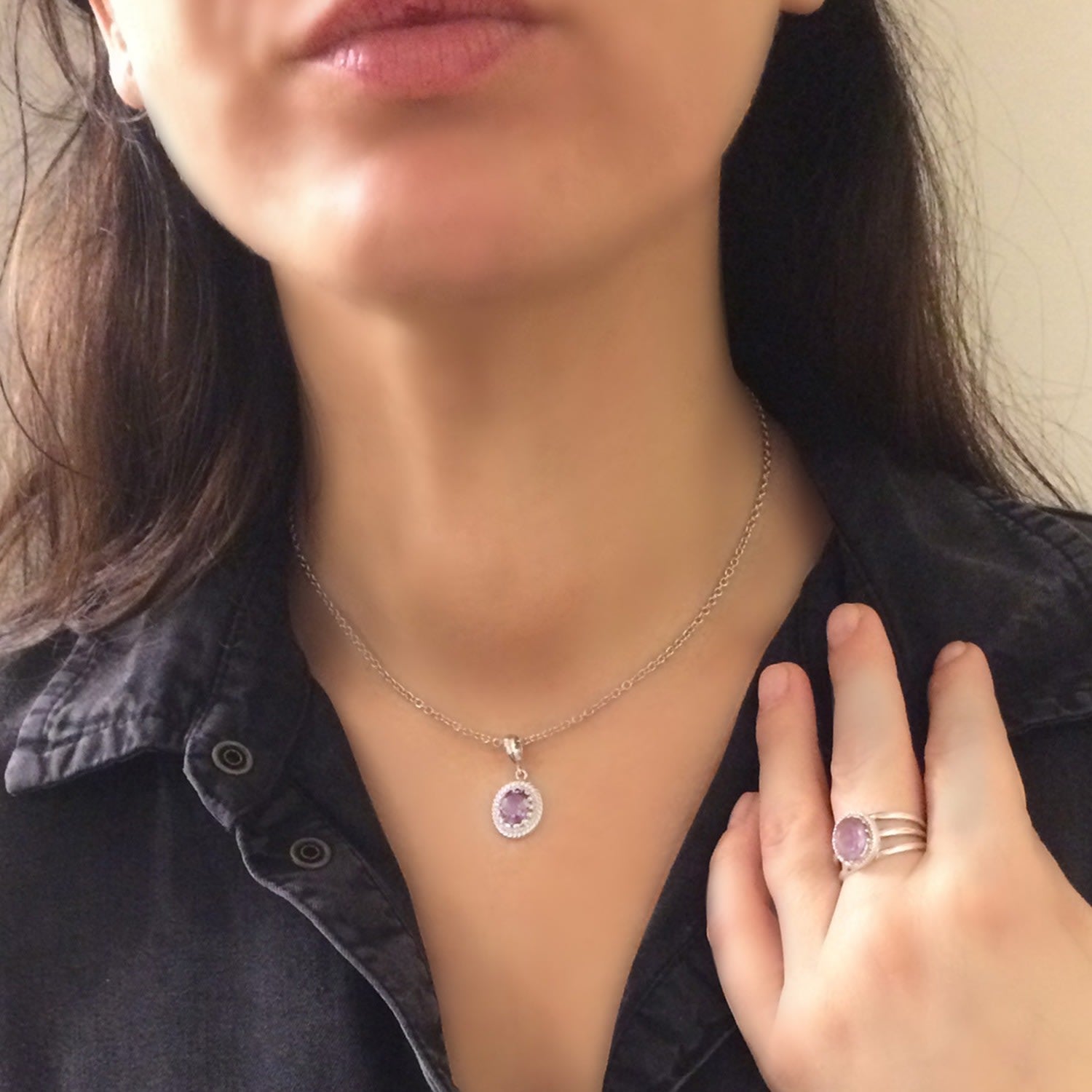 Luccichio Amethyst Necklace