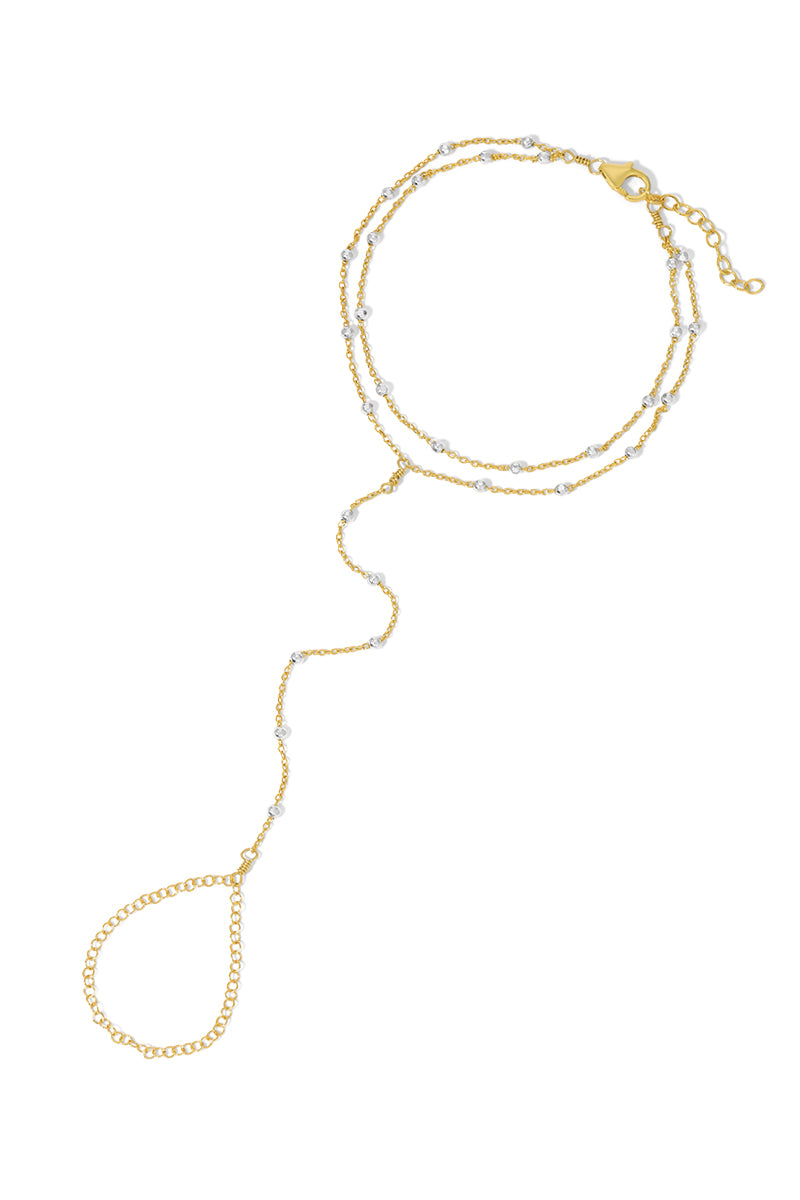 Lola Gold Double Hand Chain