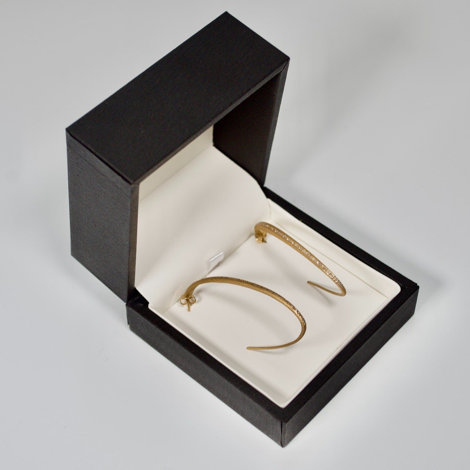 Long Damond Bali Earrings Gold Plated On Silver