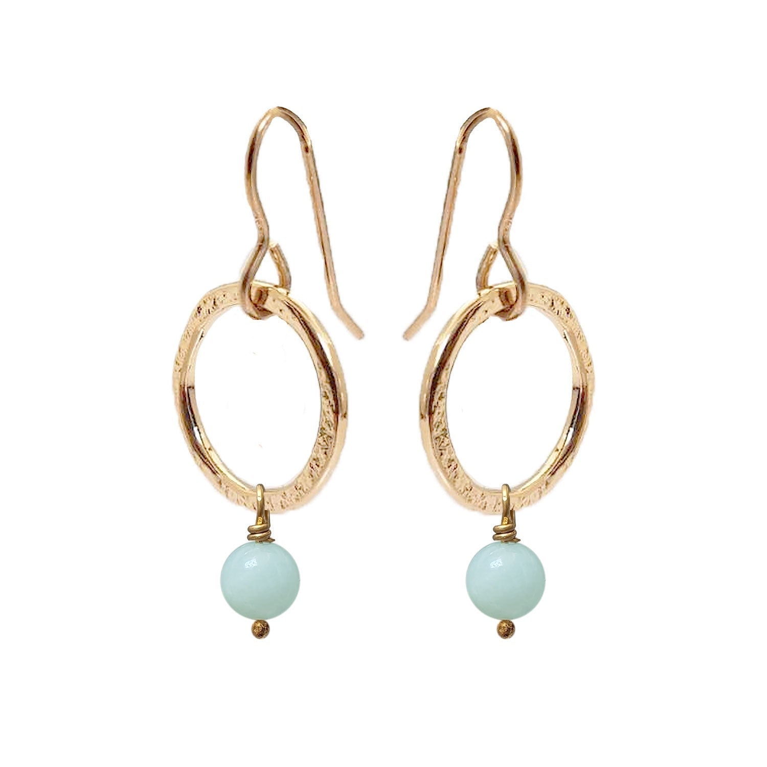 Lottie Earrings Amazonite