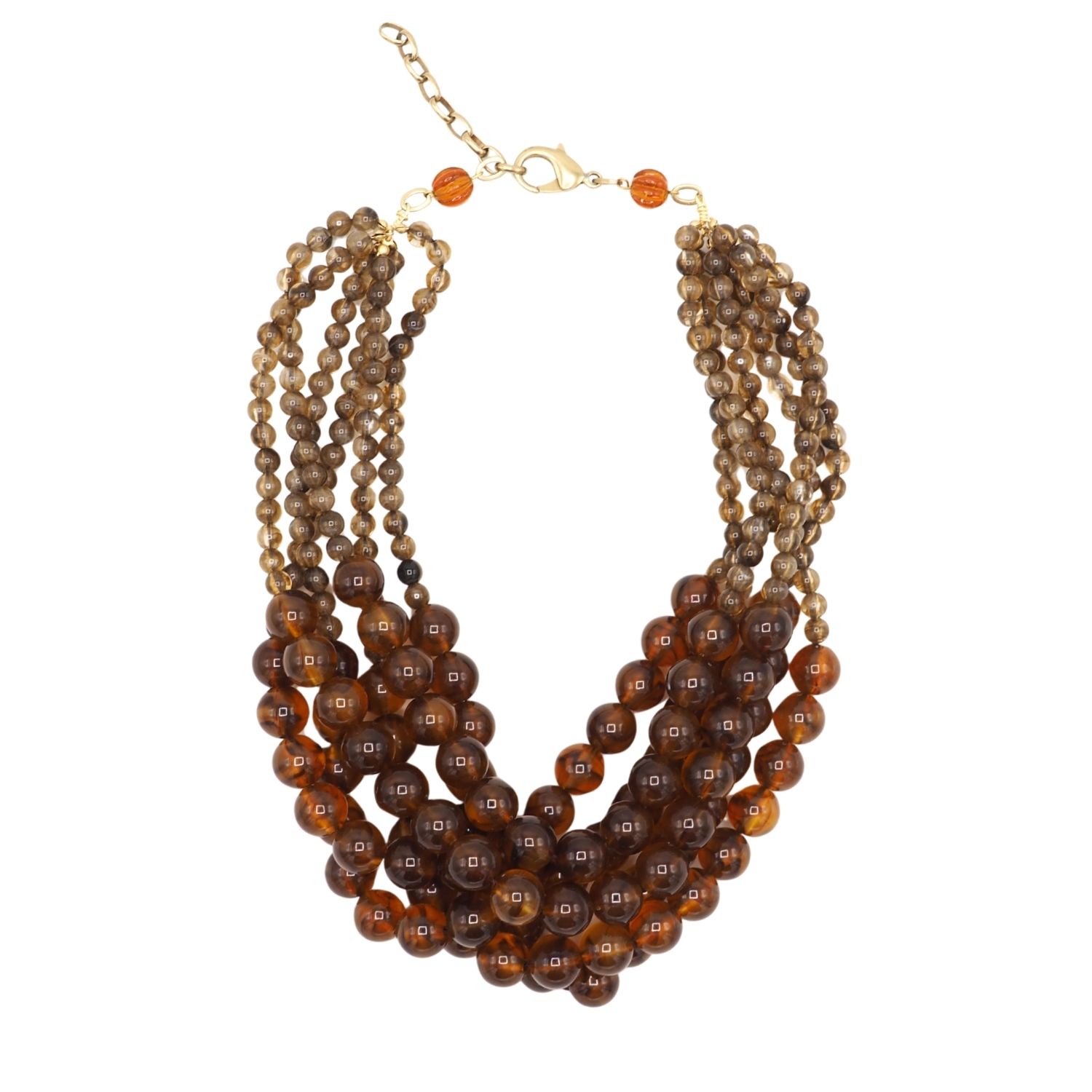 Louise Necklace - Brown