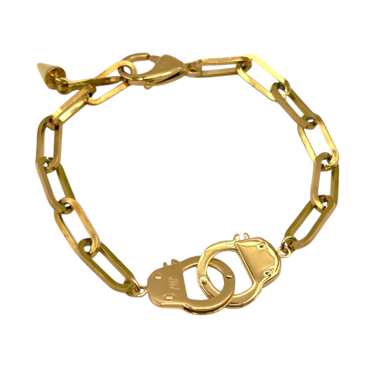 Love Bond Handcuff Anklet Yellow Gold