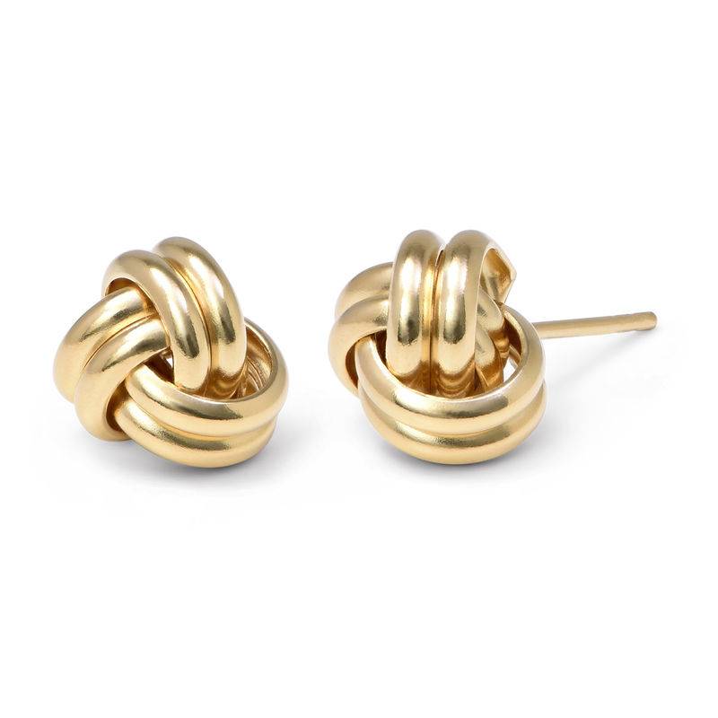 Gifts for Bridal Shower - Love Knot Earrings in Gold Plated