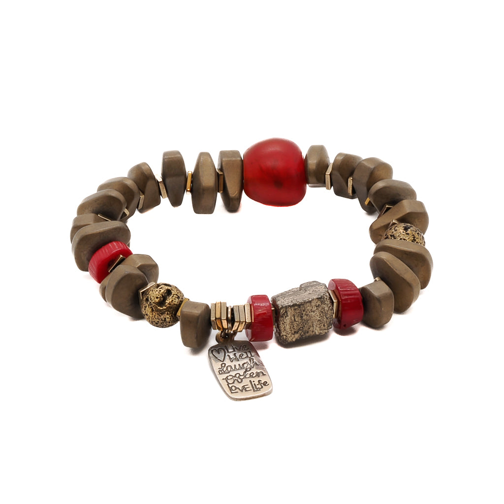 Love Life Vintage Mantra Bracelet