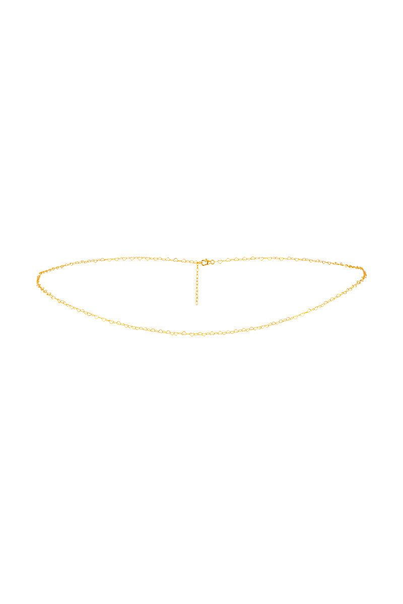 Love Me Tender Gold Heart Belly Chain