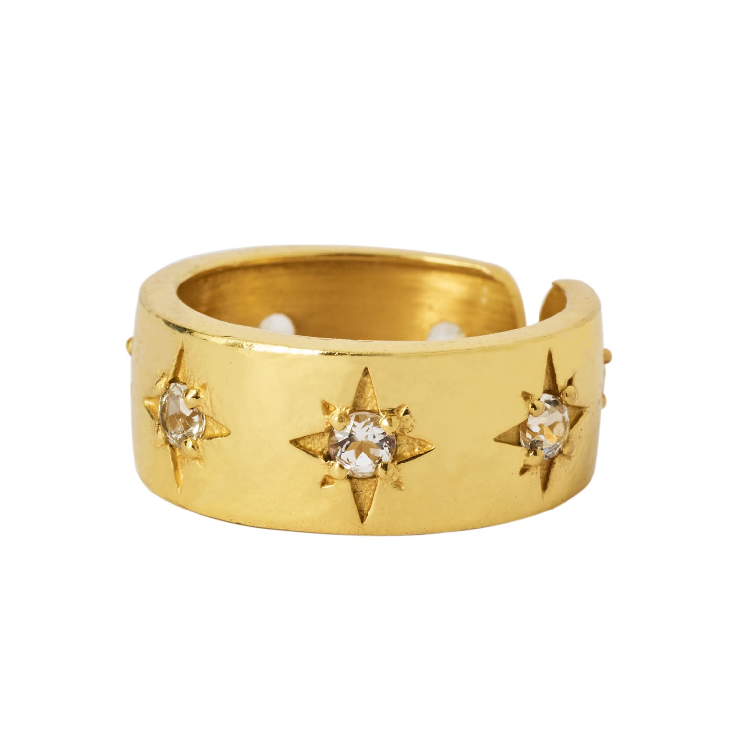 Love You Forever Gemstone Gold Vermeil Ring