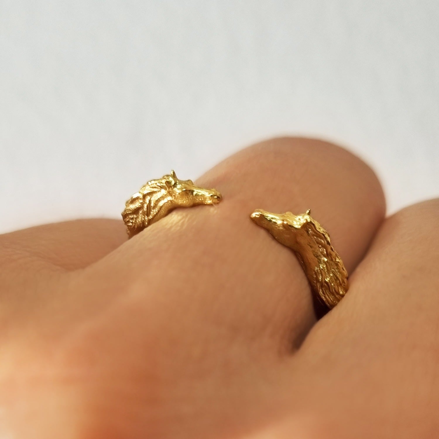 Horse Ring - Gold Vermeil