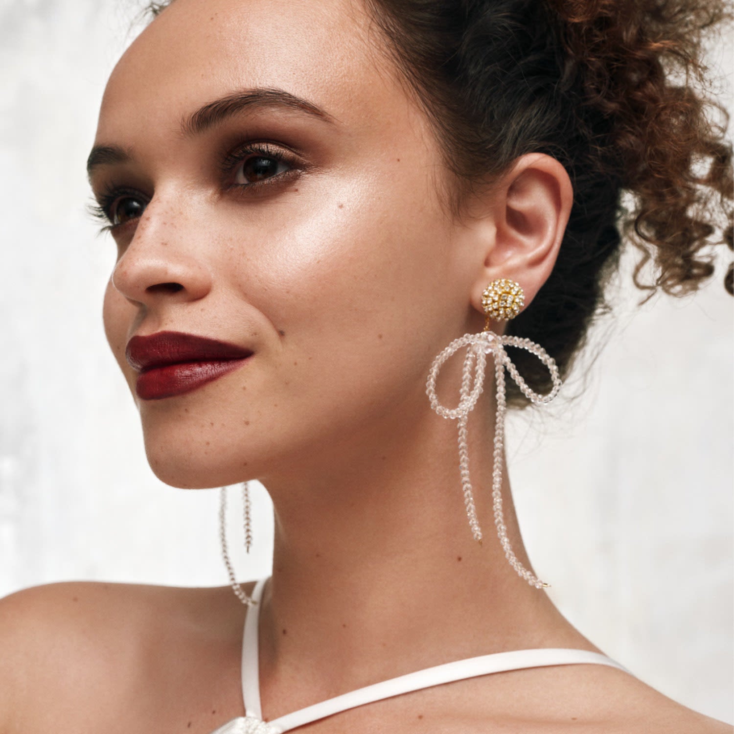 Lucia Earrings In Crystal Dream